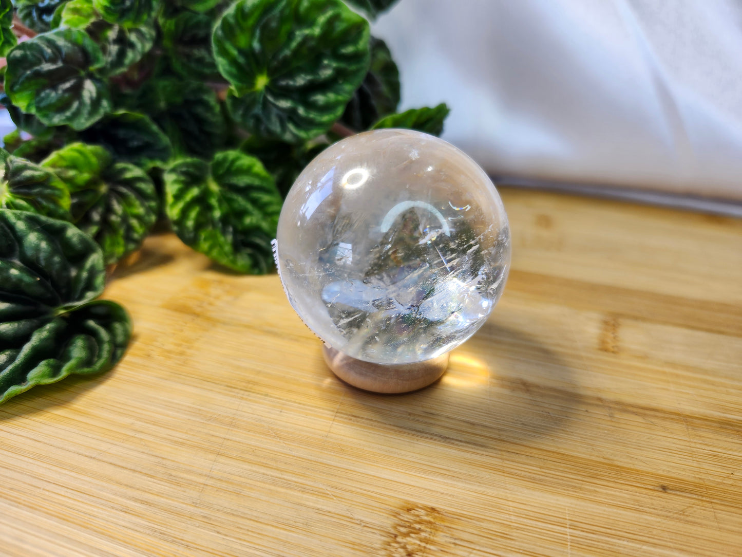 CLEAR QUARTZ SPHERE