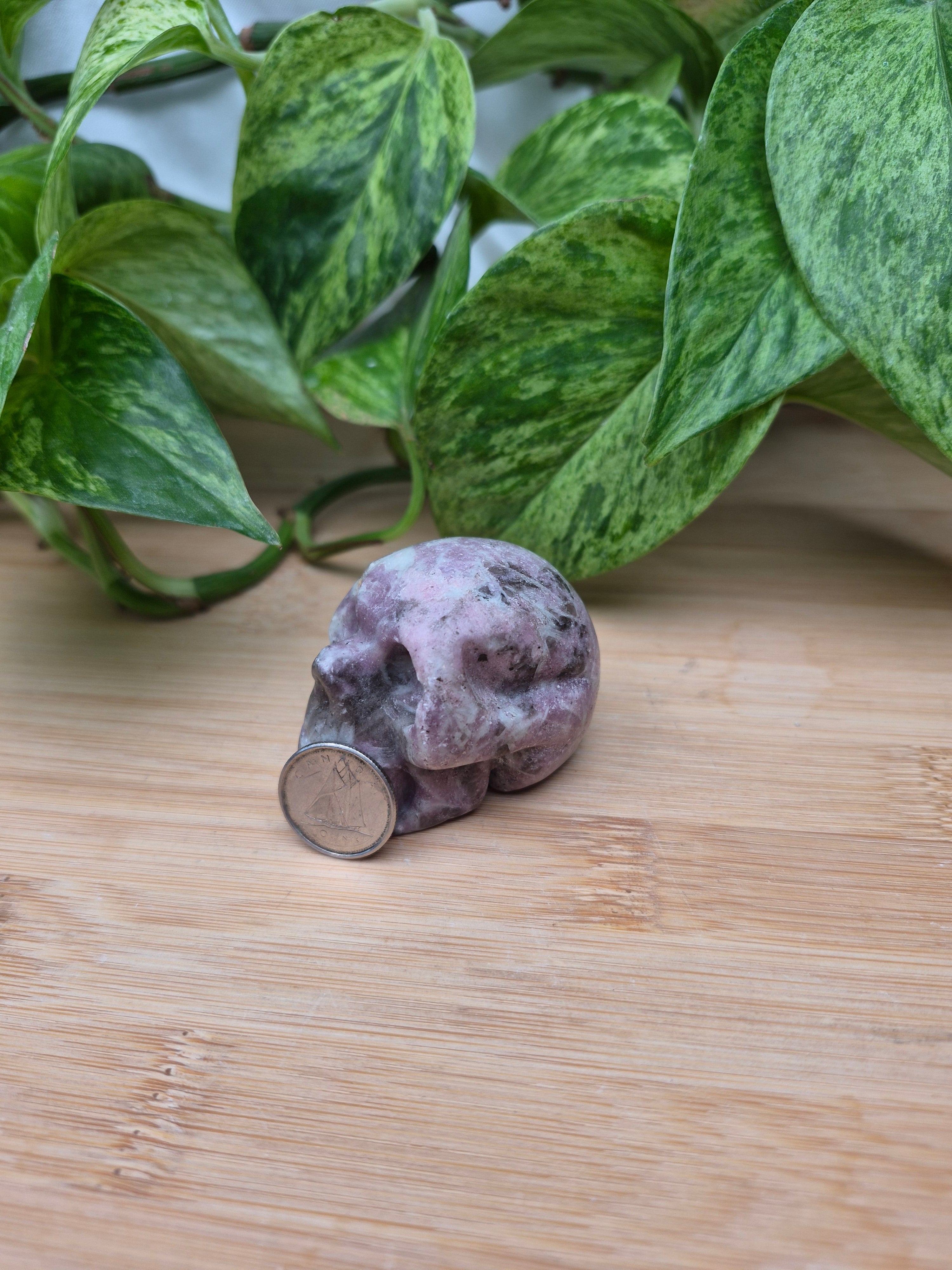 PINK TOURMALINE SKULL