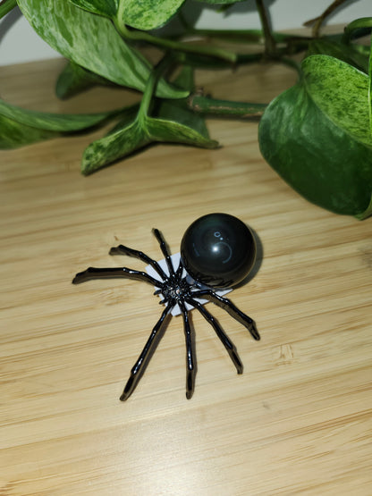 RAINBOW OBSIDIAN SPIDER
