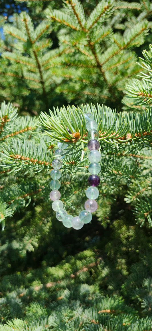 8mm FLUORITE BRACELET