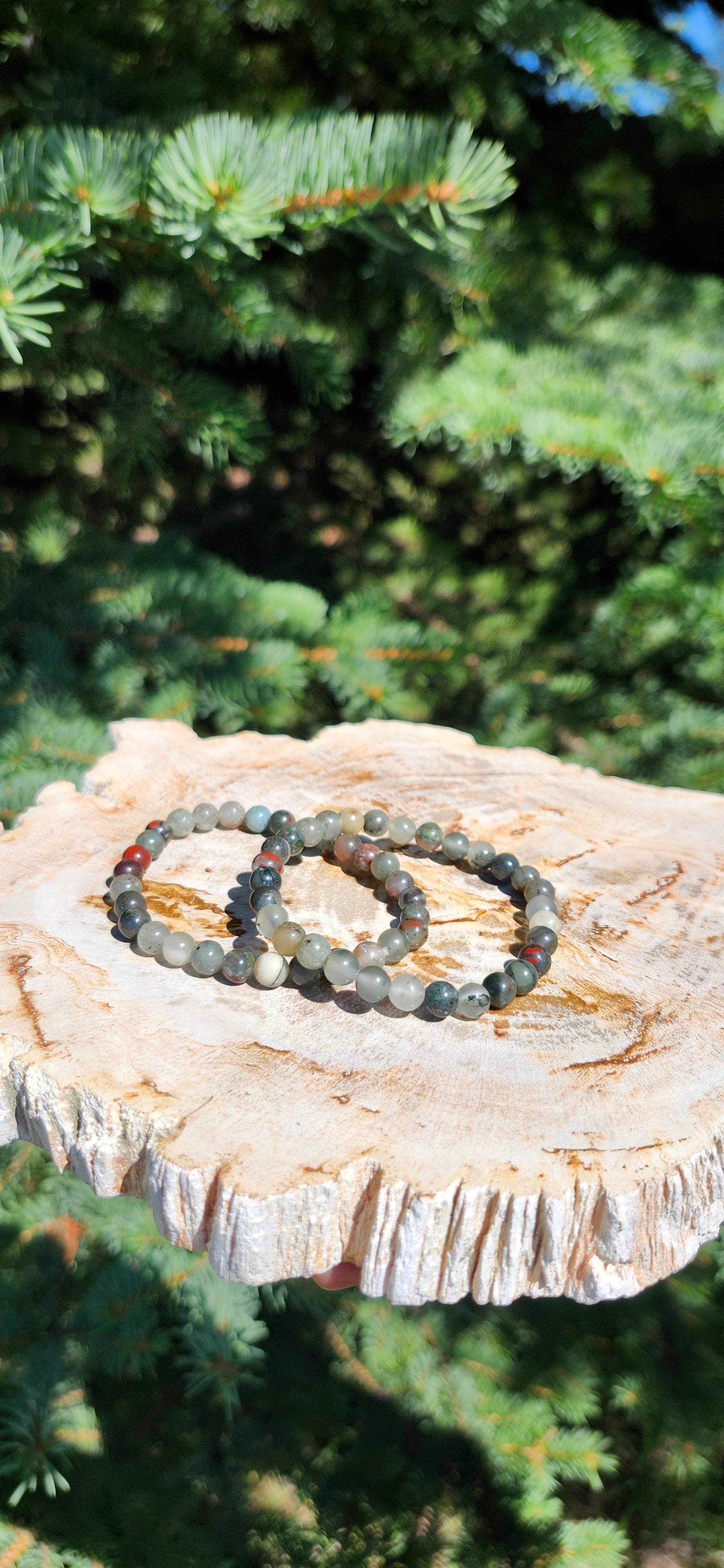 6mm BLOODSTONE BRACELET