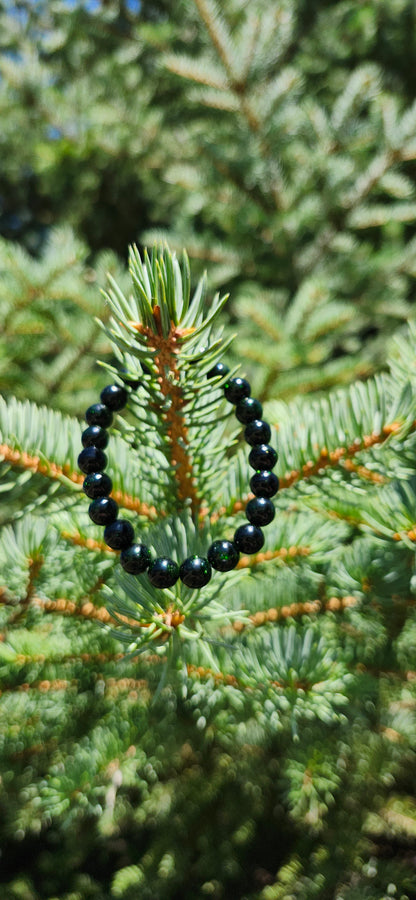 8mm GREEN SANDSTONE BRACELET