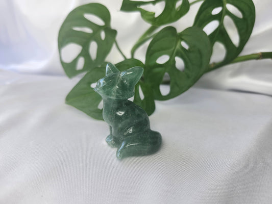 GREEN AVENTURINE FOX