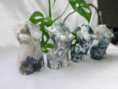 MOSS AGATE GODDESS BODY