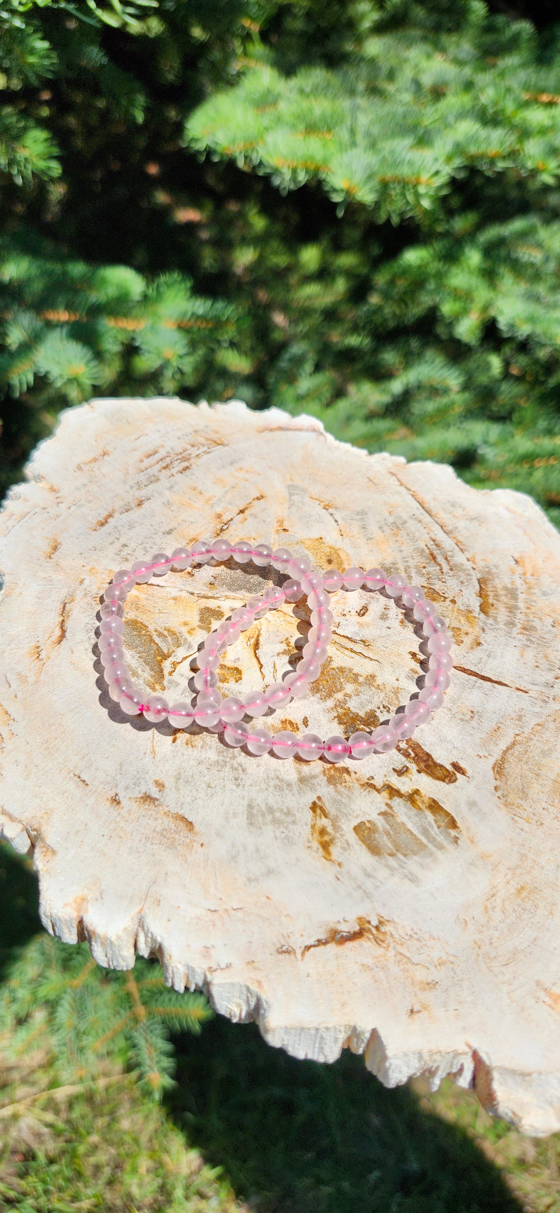 6mm ROSE QUARTZ BRACELET