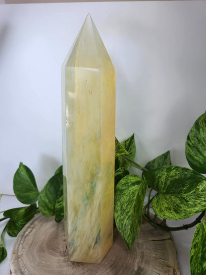 YELLOW FAIRY GLASS TOWER LG