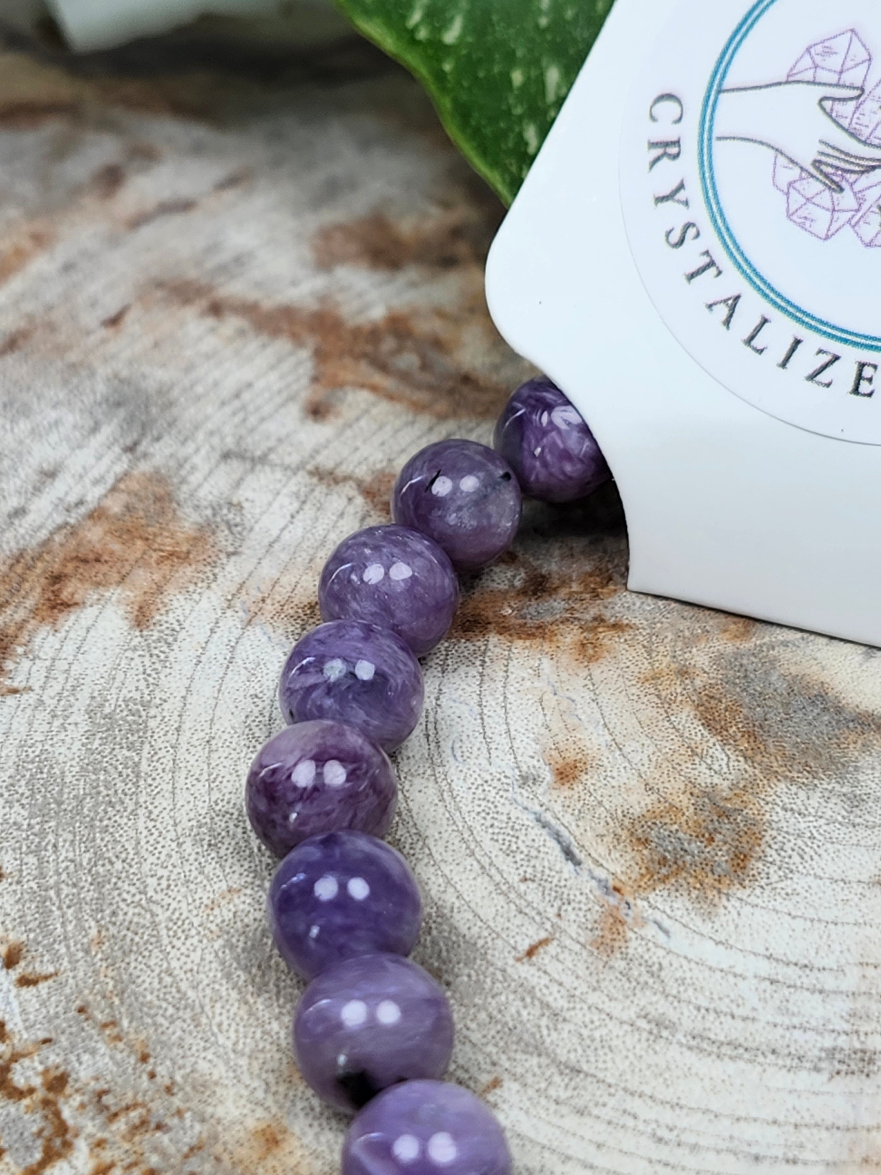 6MM CHAROITE BRACELET