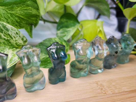 GREEN FLUORITE MINI GODDESS BODY
