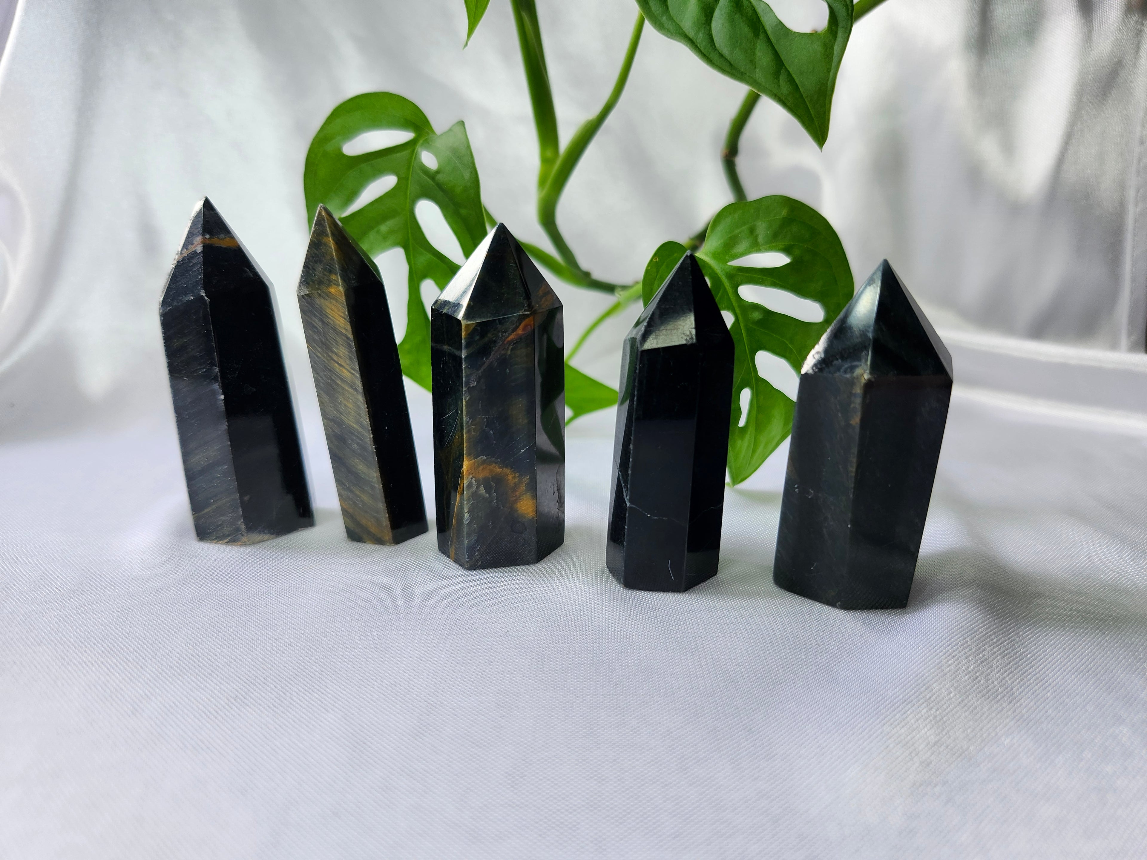 BLUE TIGER EYE TOWER