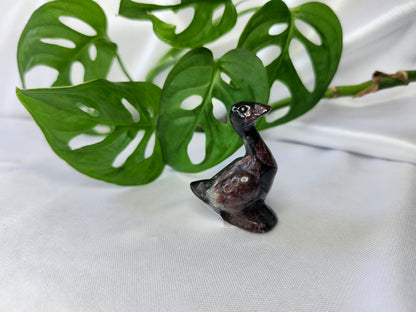 STRAWBERRY QUARTZ GOOSE