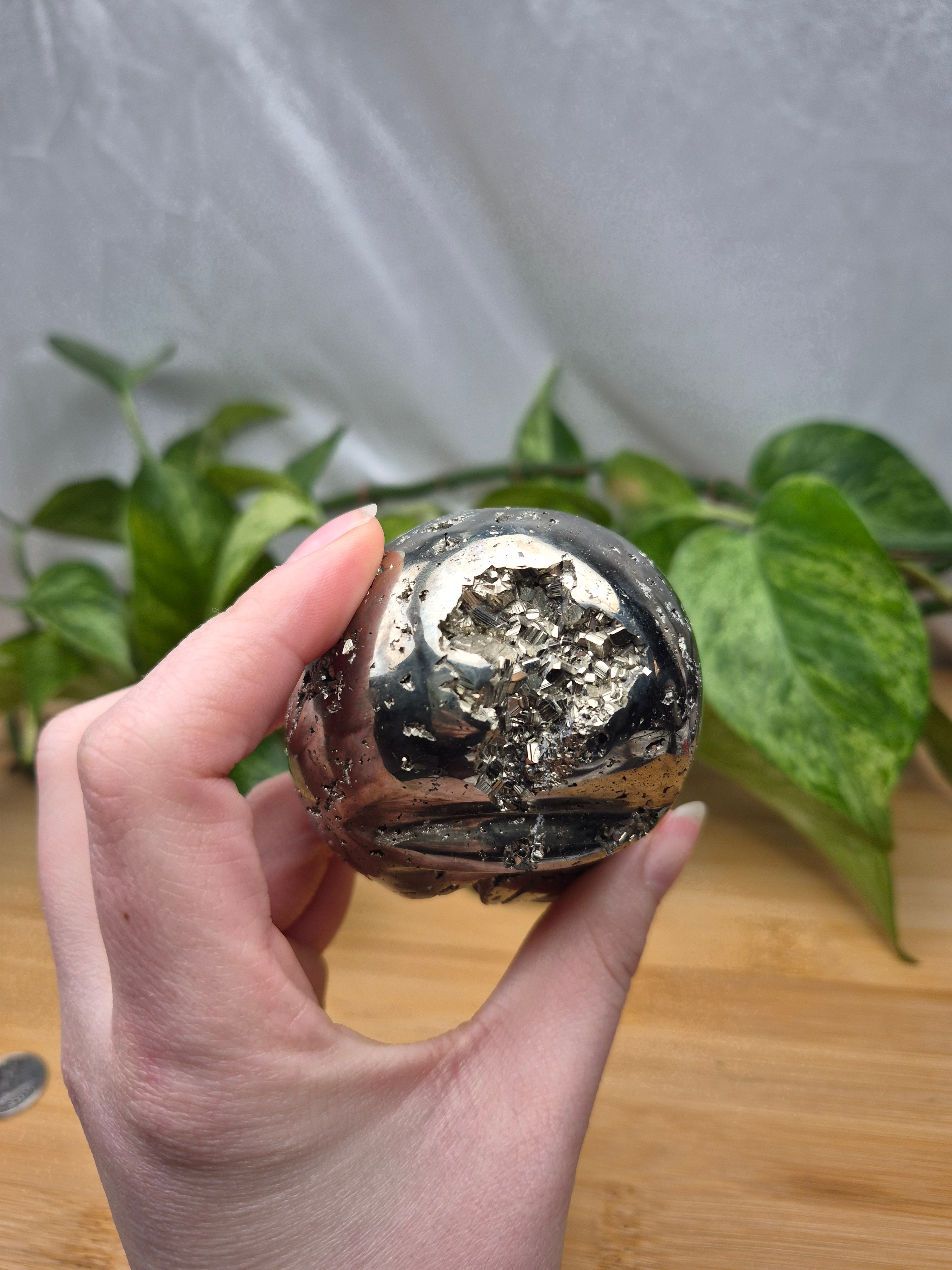 PYRITE SKULL