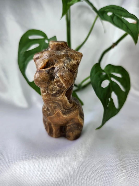 CHOCOLATE CALCITE GODDESS BODY (A - DARK)
