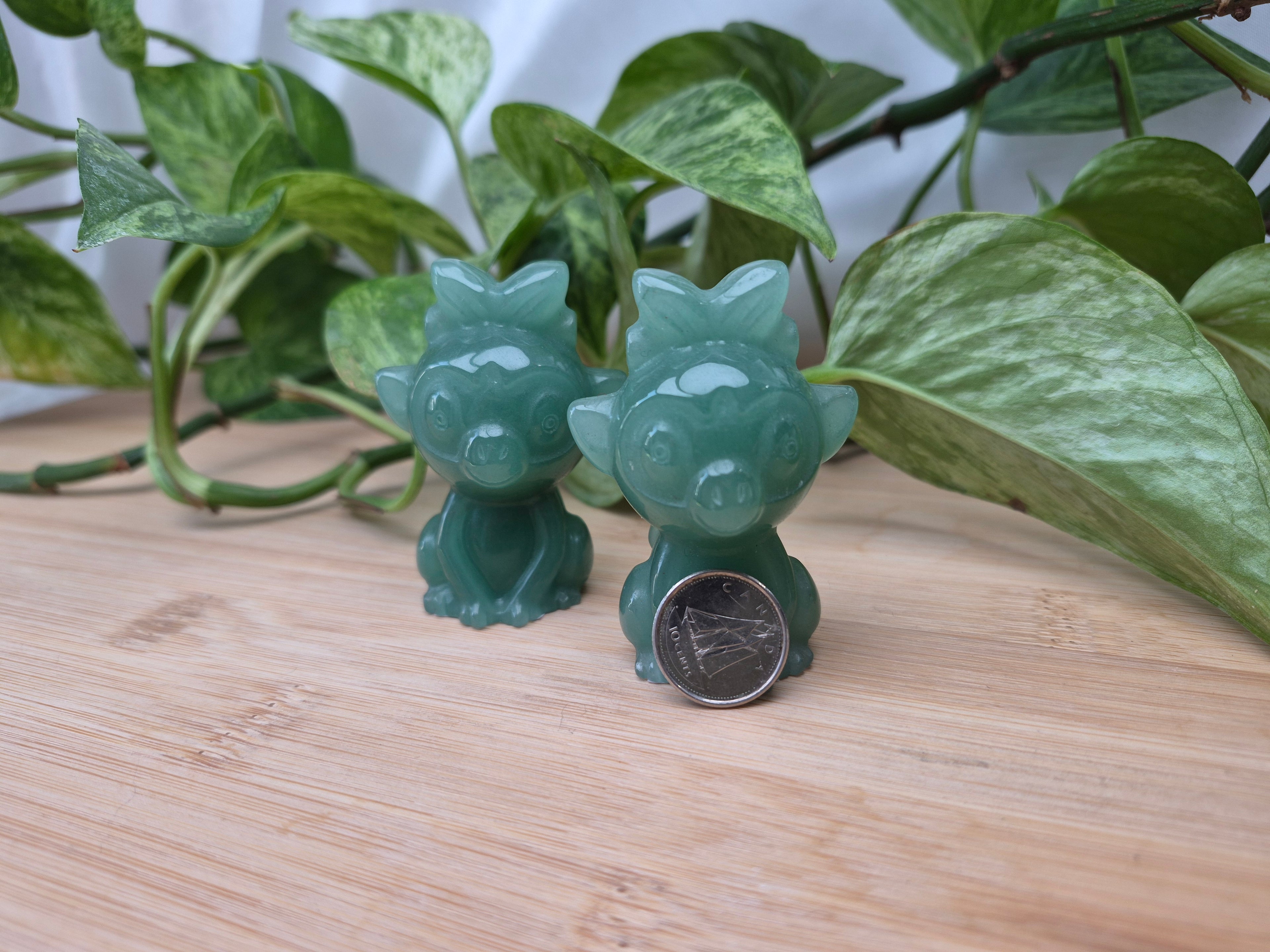 GREEN AVENTURINE GROOKEY LG