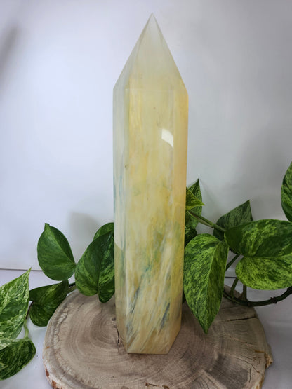 YELLOW FAIRY GLASS TOWER LG