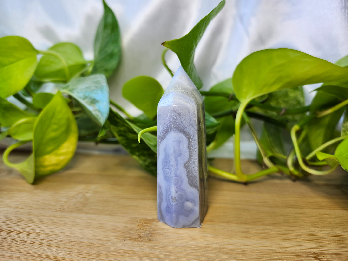 BLUE LACE AGATE TOWER