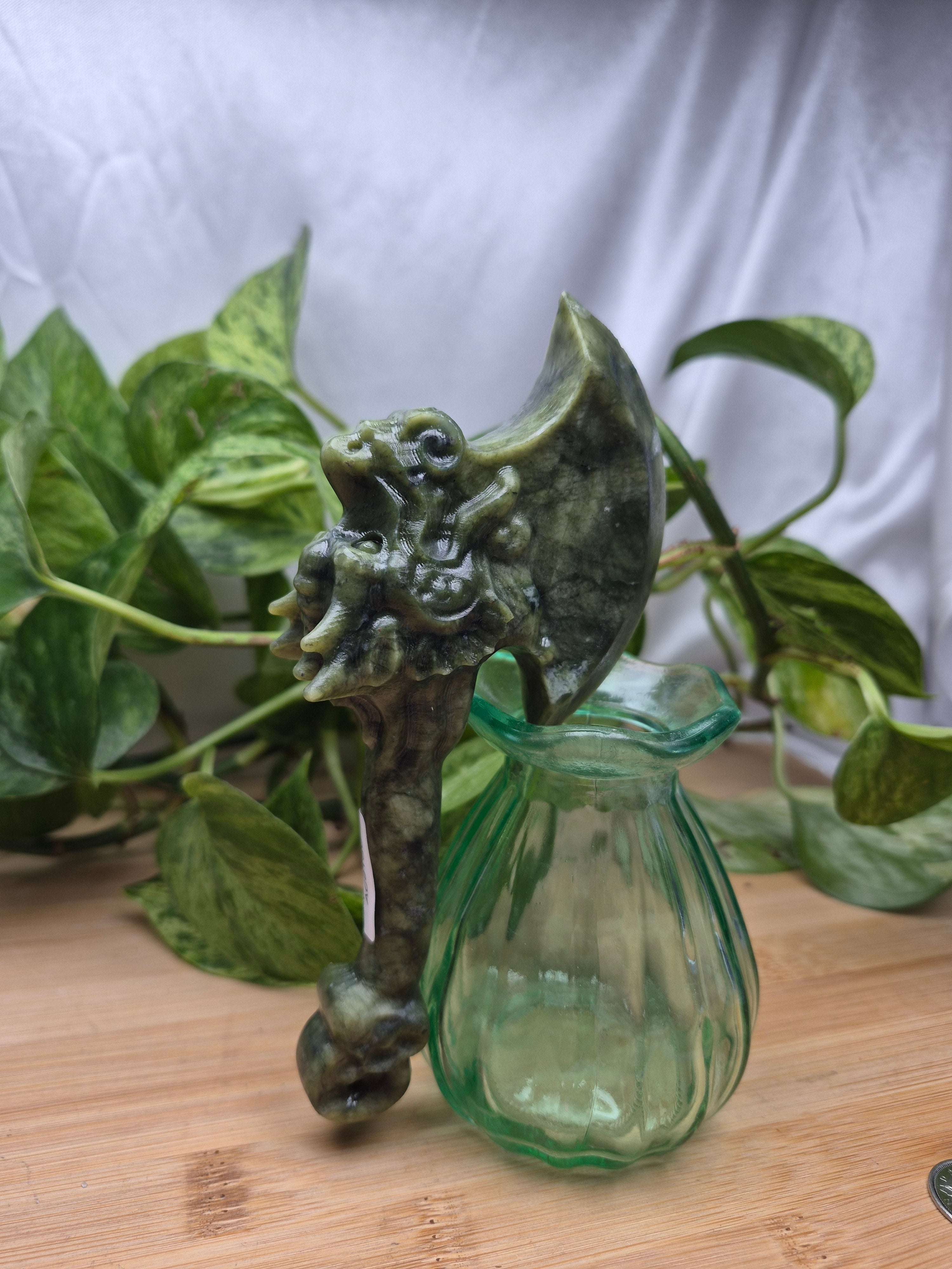 JADE DRAGON AXE