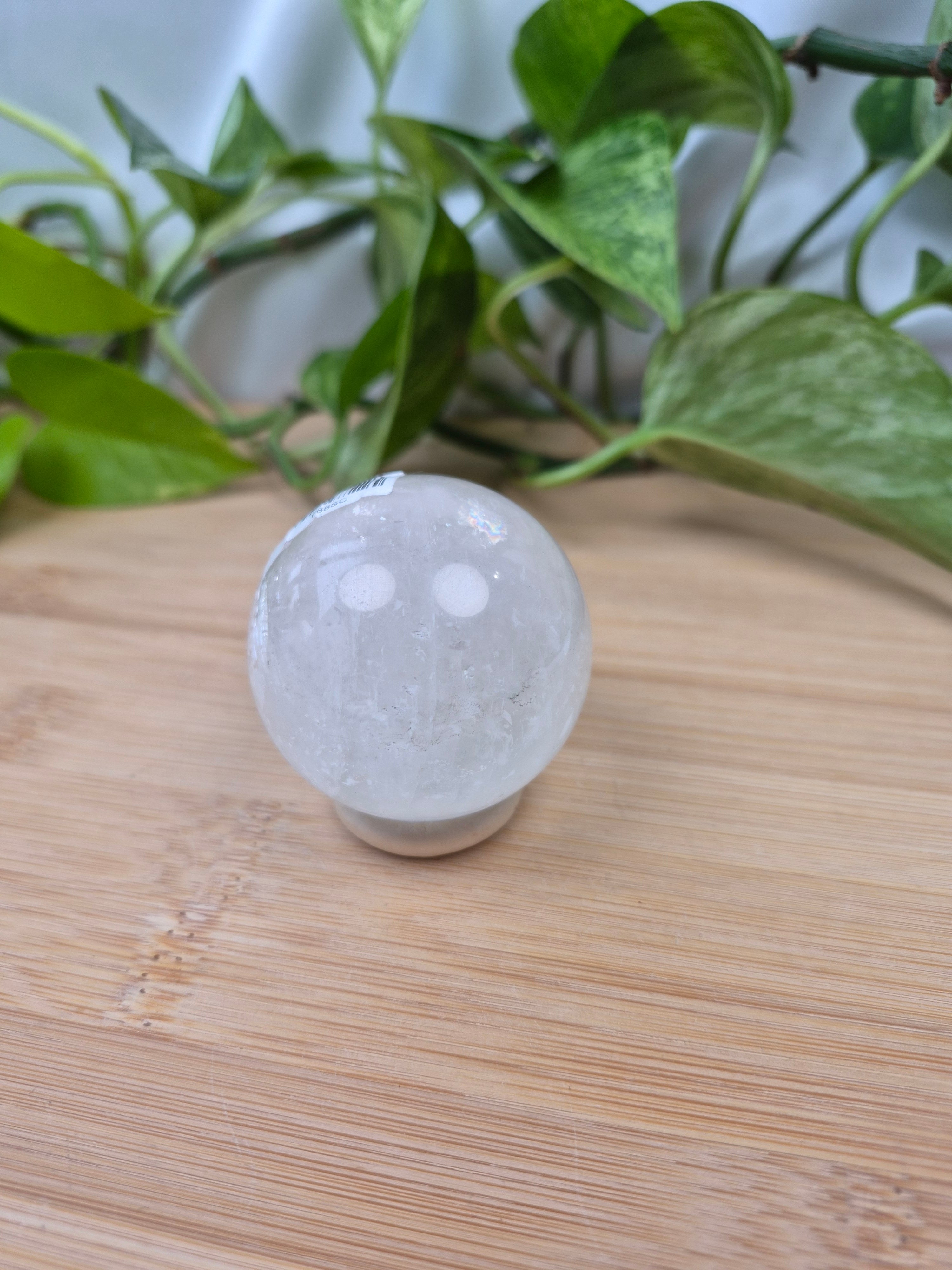 CLEAR CALCITE SPHERE