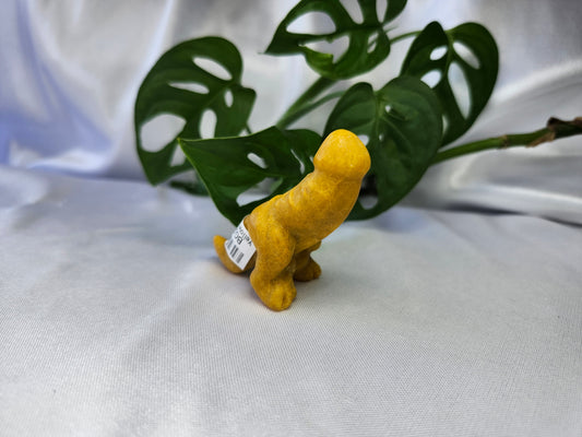 YELLOW JASPER SM DICK-A-SAURUS