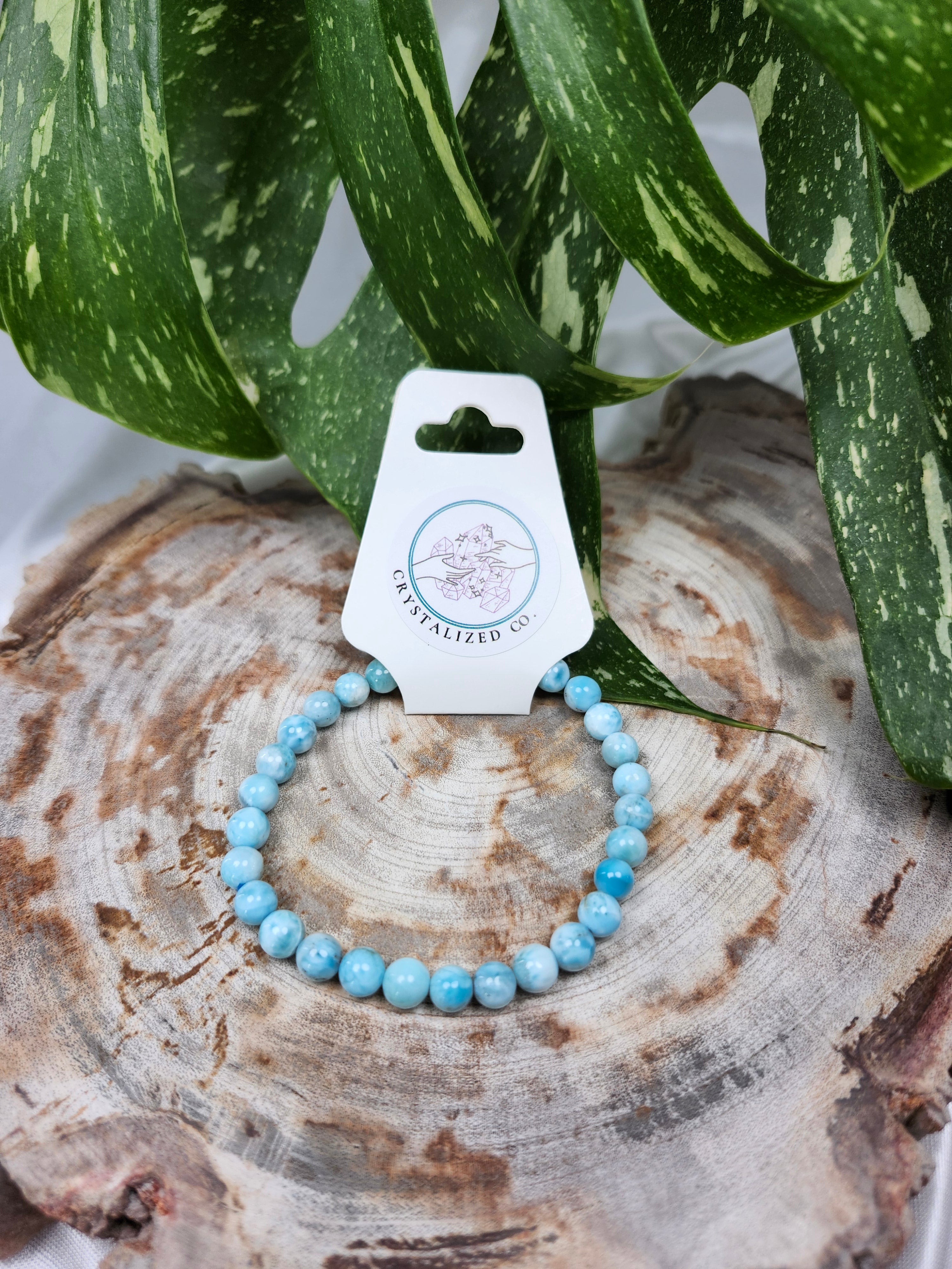 6MM LARIMAR BRACELET