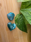 MALACHITE AND CHRYSOCOLLA HEART