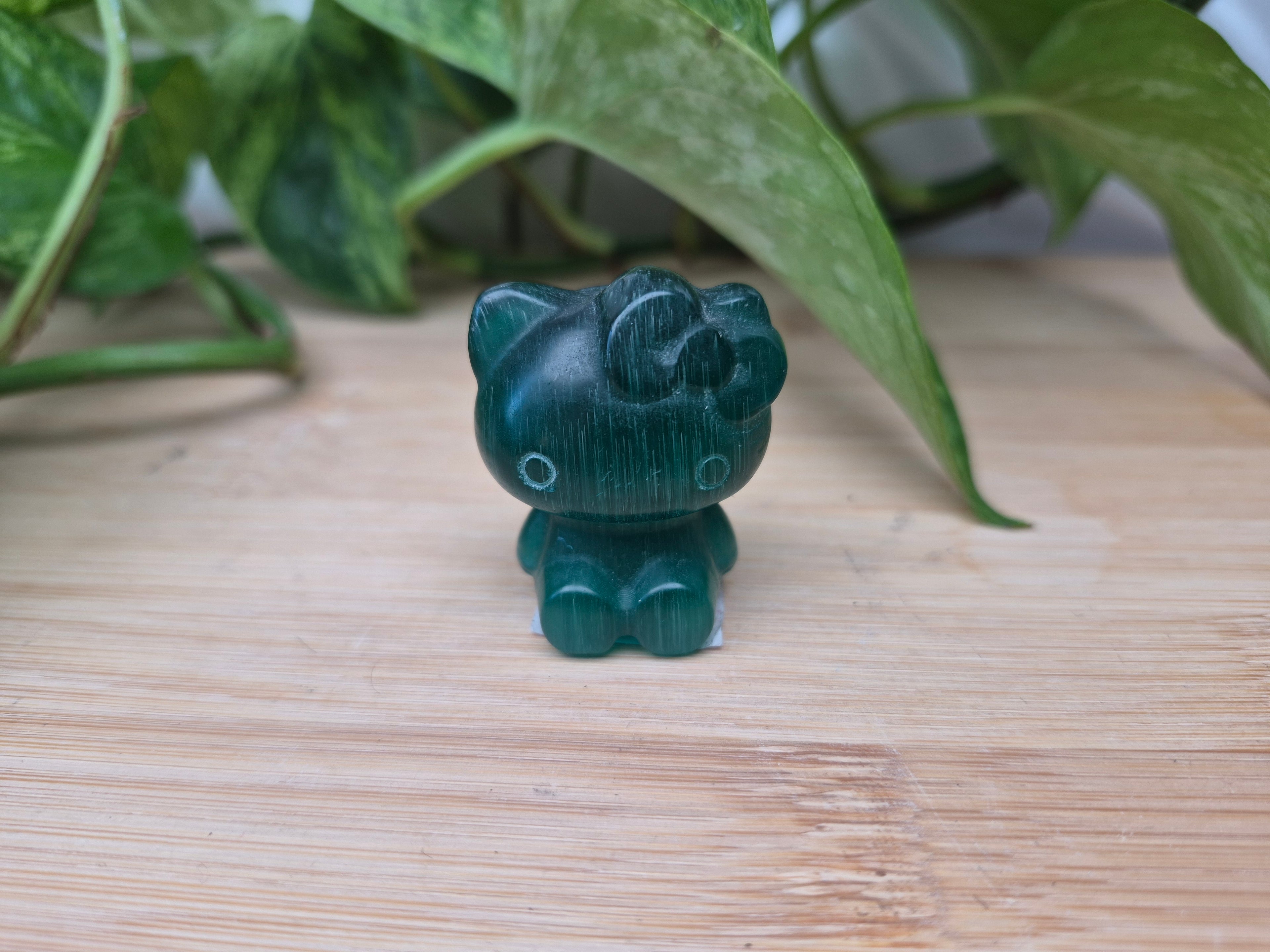 GREEN CATS EYE HELLO KITTY