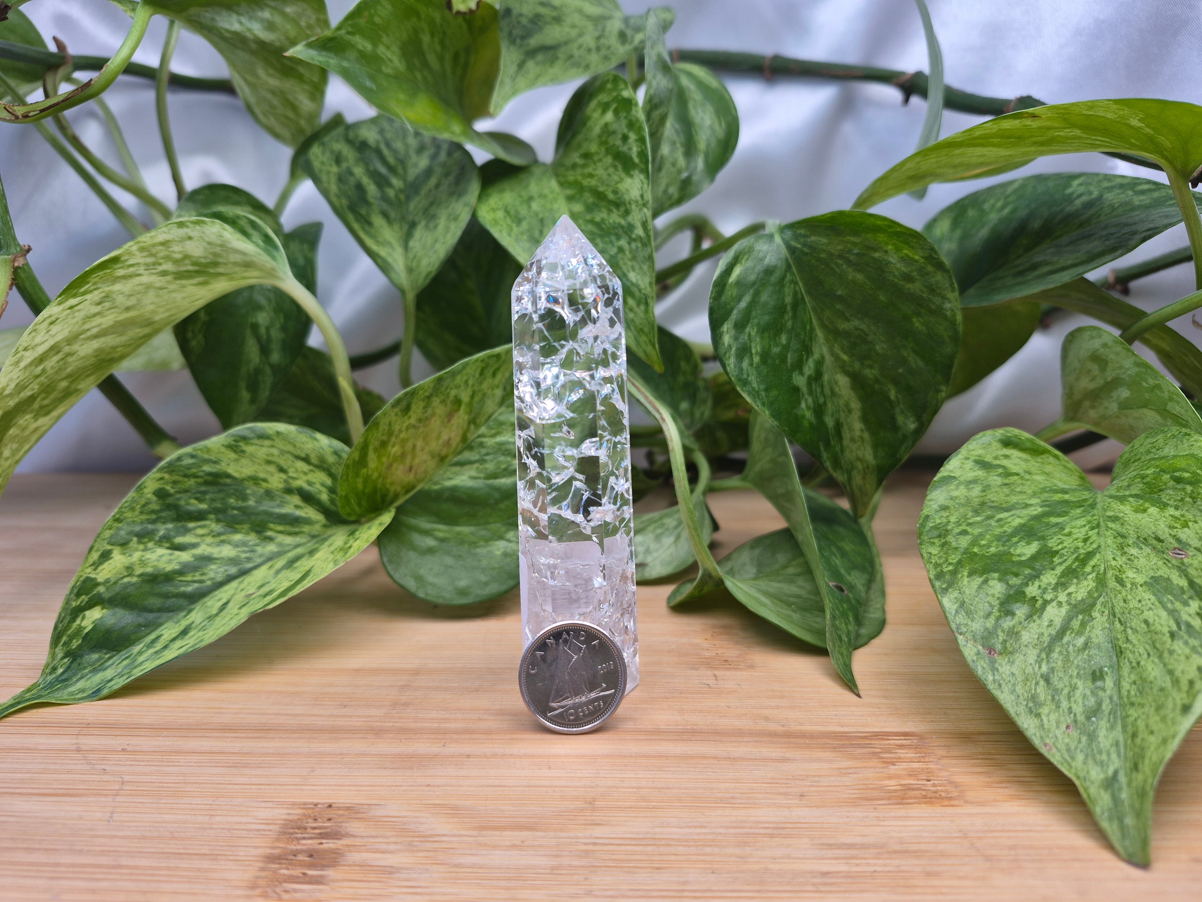 CRACKLED GLASS TOWER
