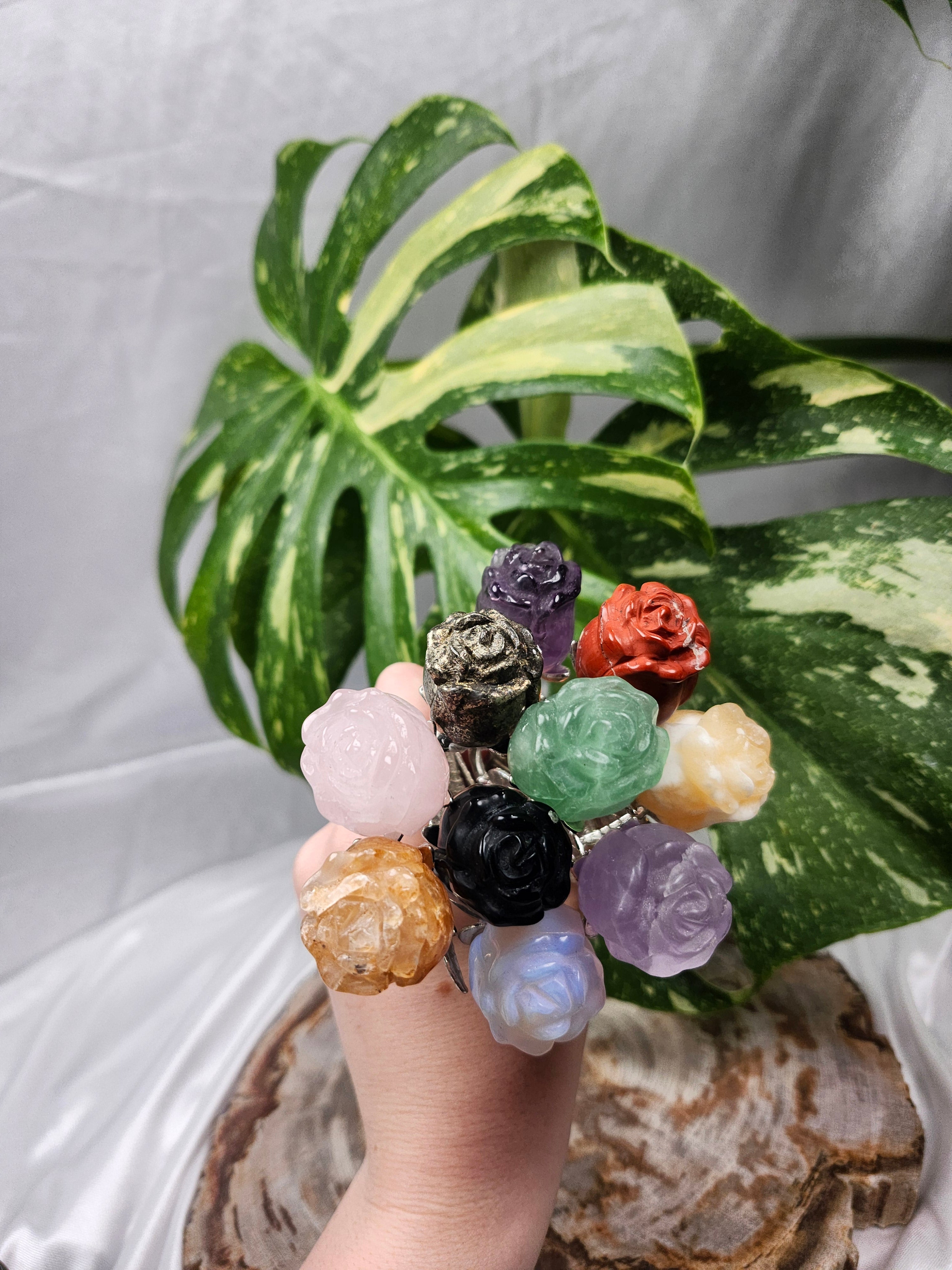 MIXED CRYSTAL ROSE - FLOWER