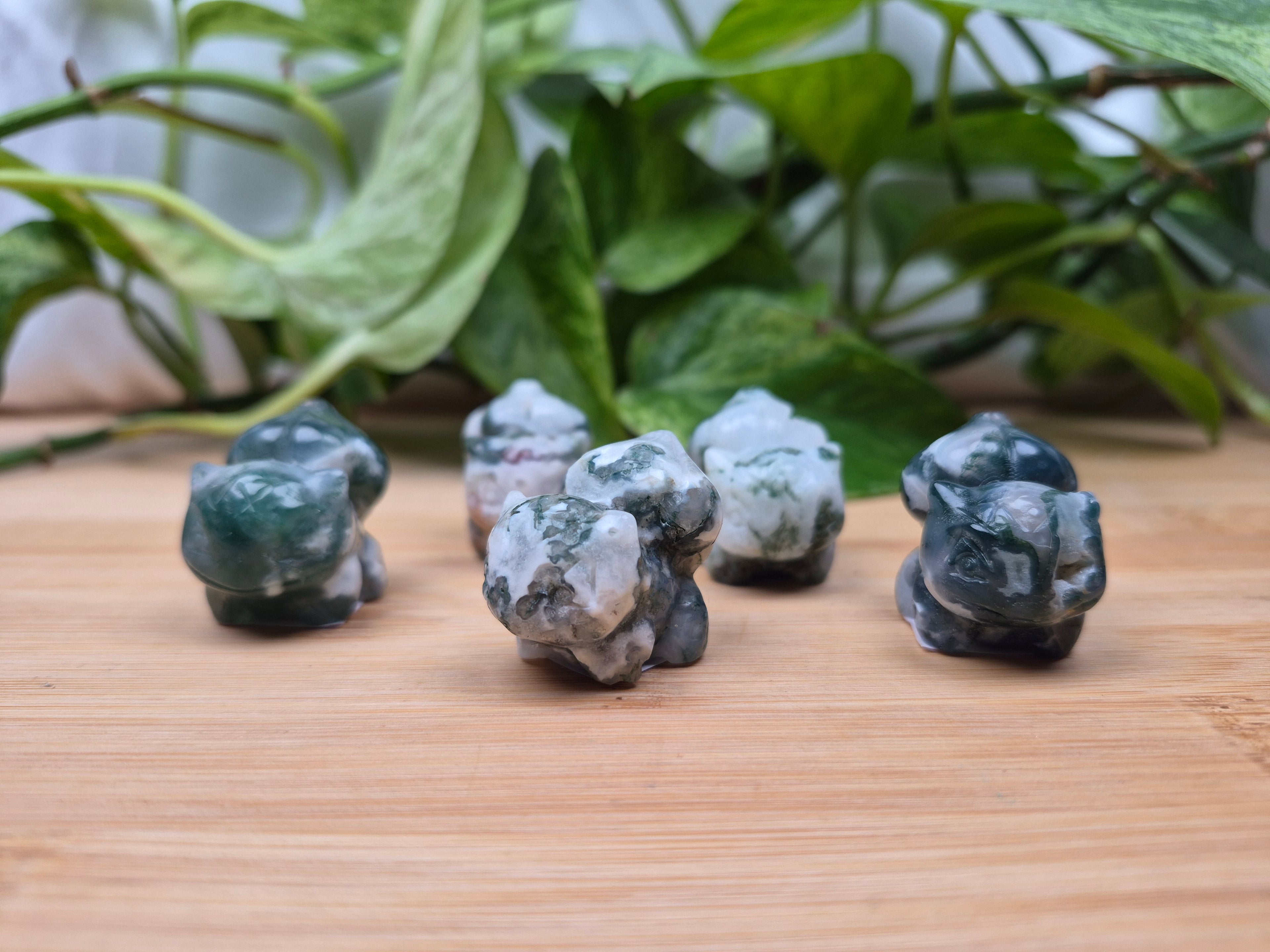 MOSS AGATE BULBASAUR