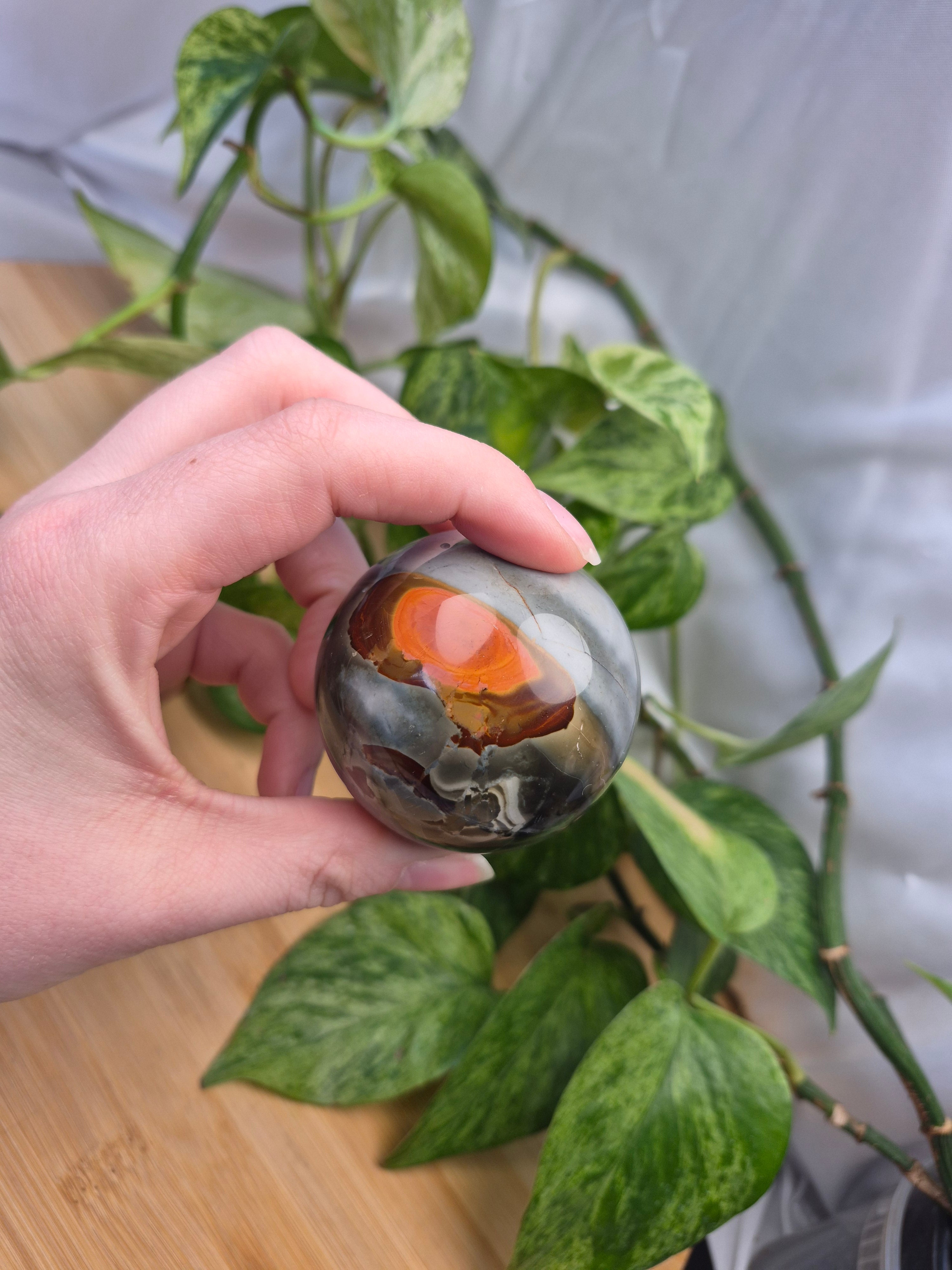 POLYCHROME JASPER SPHERE