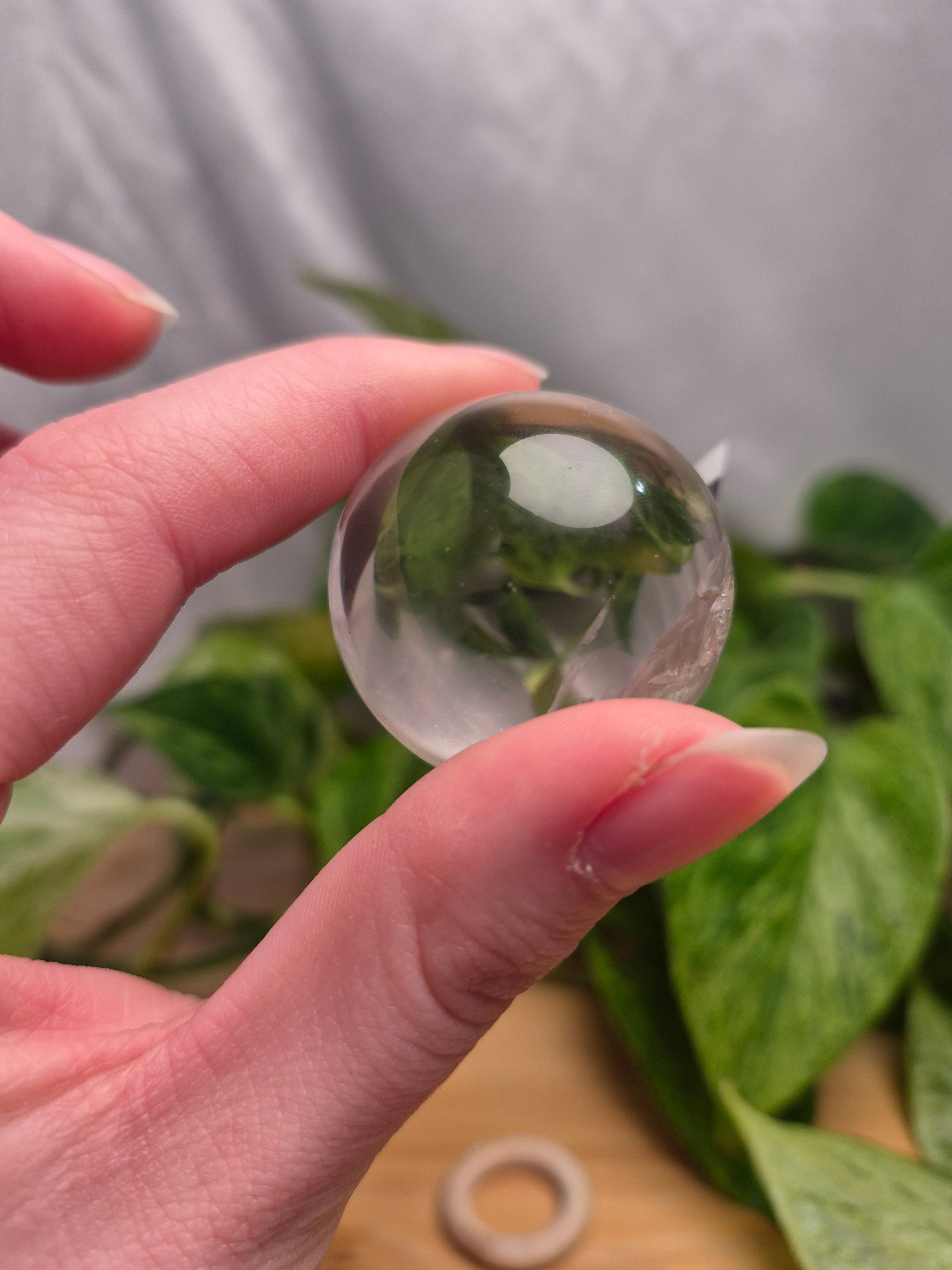 CLEAR QUARTZ SPHERE