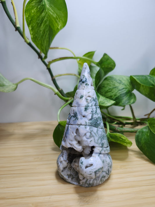 MOSS AGATE GNOME