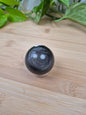 SILVER SHEEN OBSIDIAN SPHERE