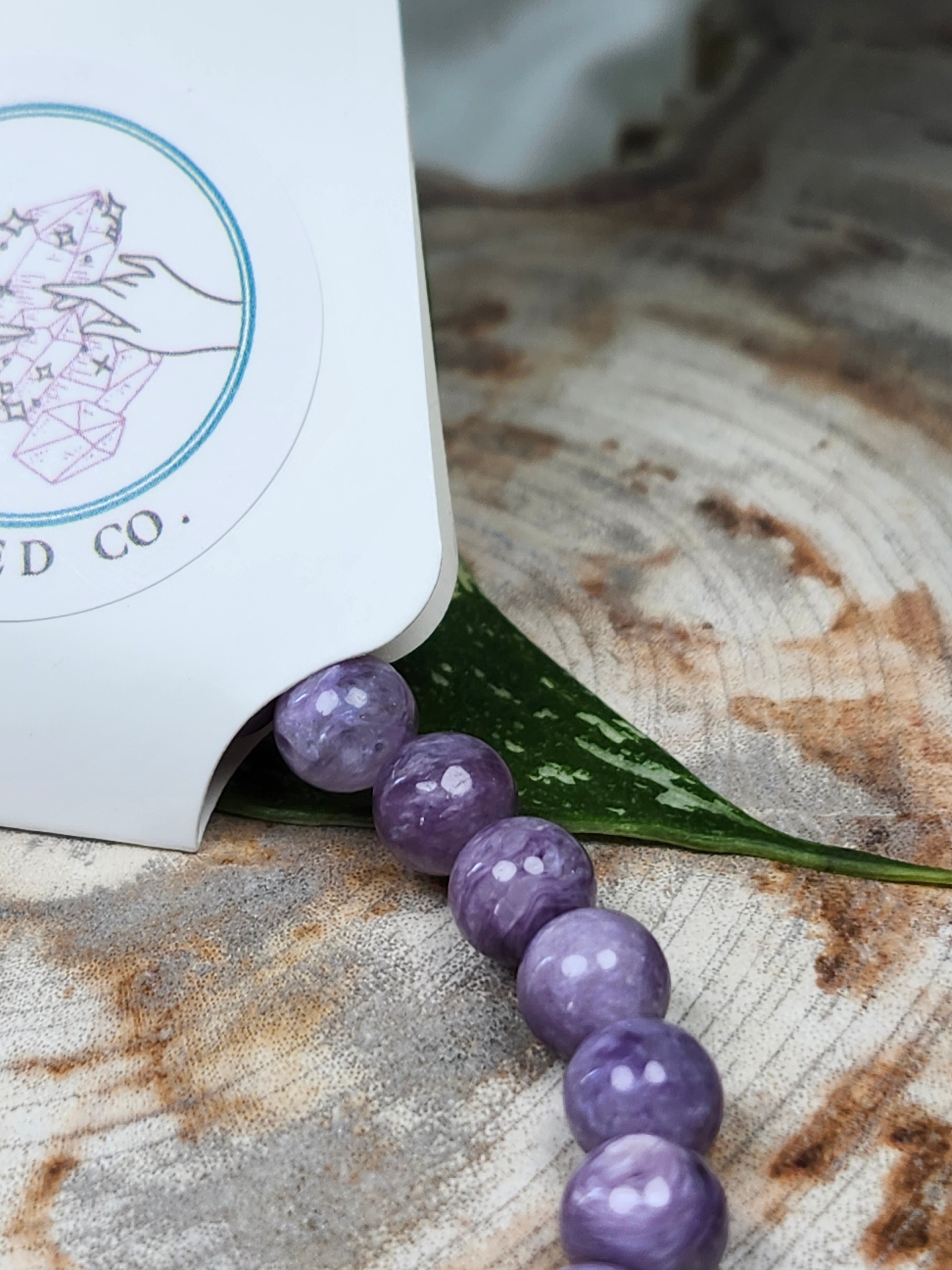 6MM CHAROITE BRACELET