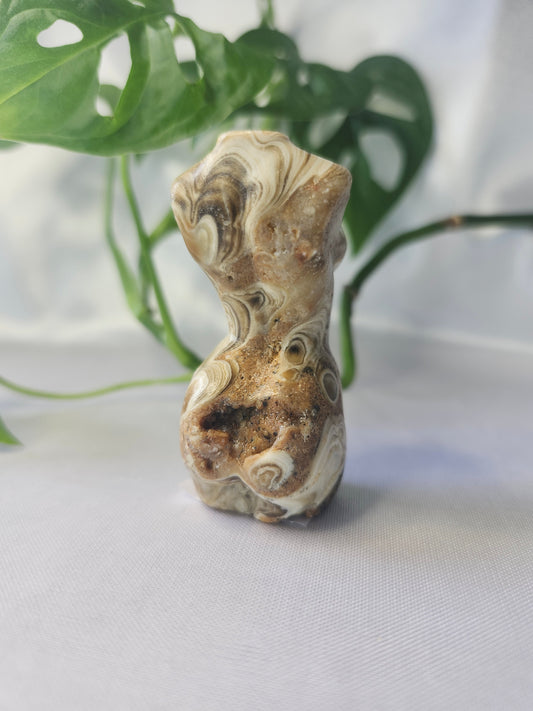 CHOCOLATE CALCITE GODDESS BODY V