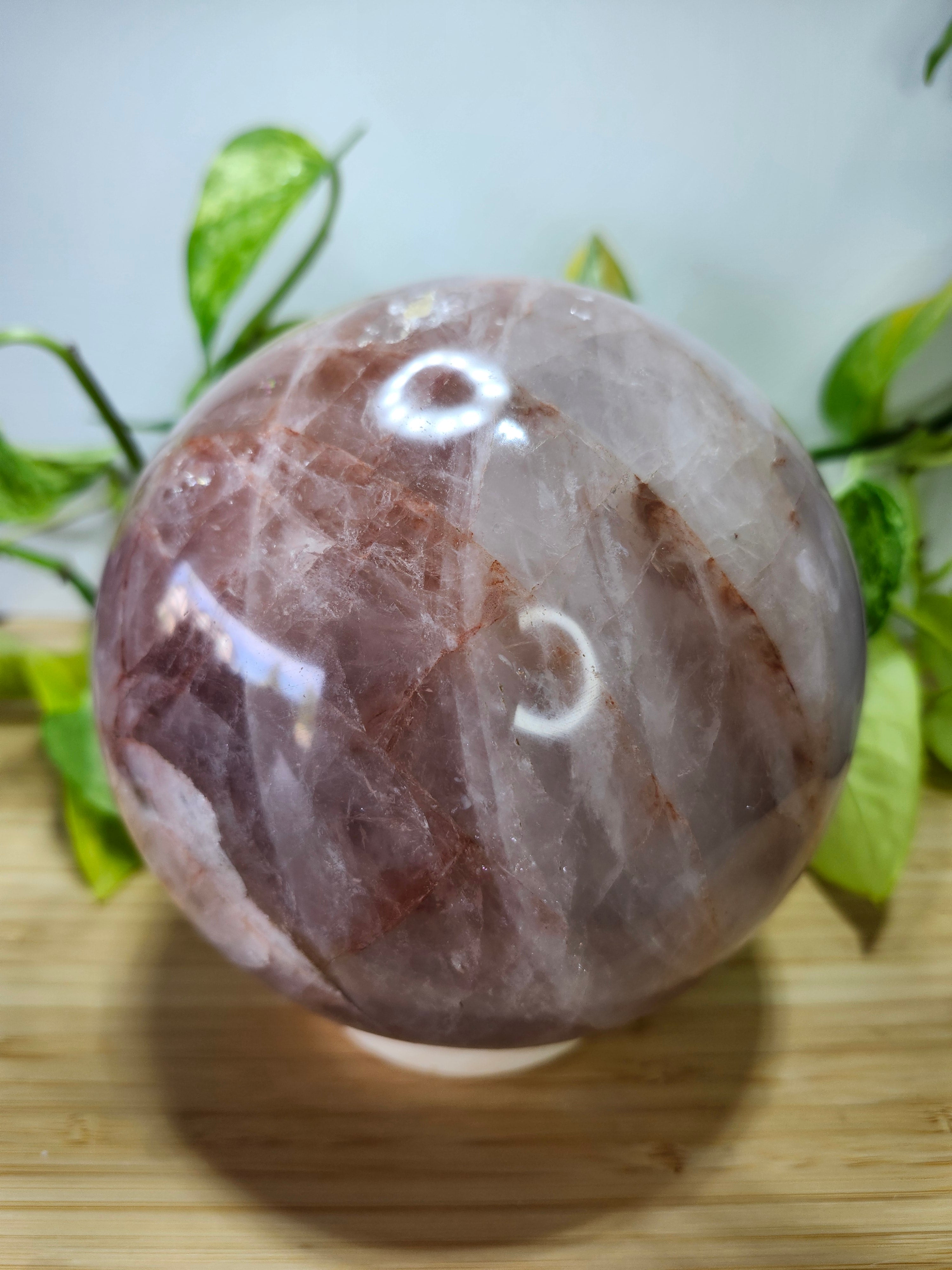 FIRE QUARTZ LG SPHERE (3034g)