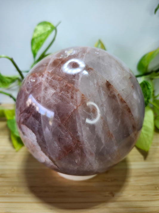 FIRE QUARTZ LG SPHERE (3034g)