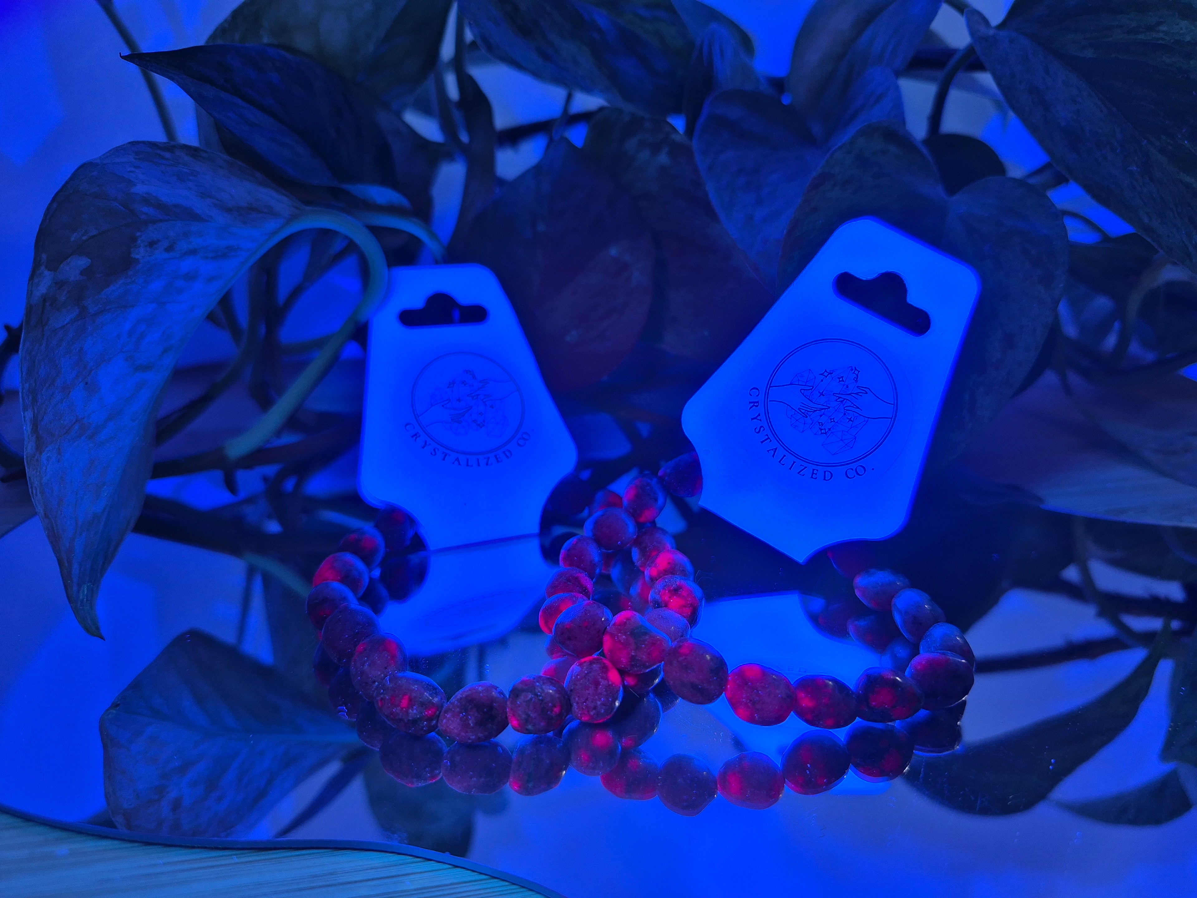 RUBY IN BLUE APATITE BRACELET
