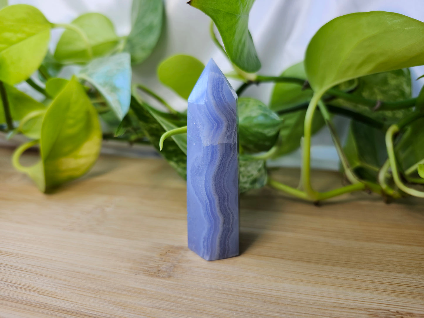 BLUE LACE AGATE TOWER