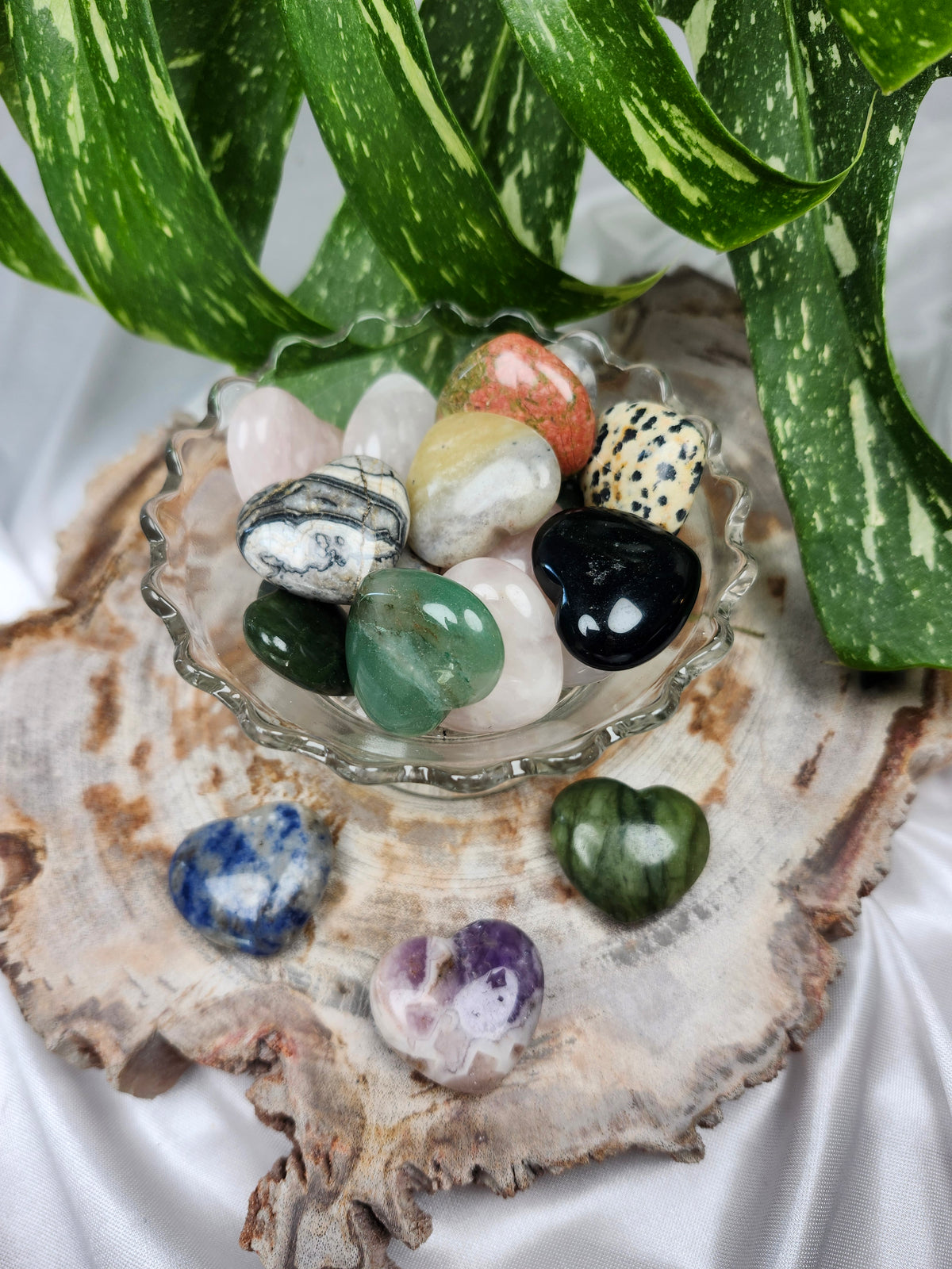 MIXED CRYSTAL SMALL HEARTS