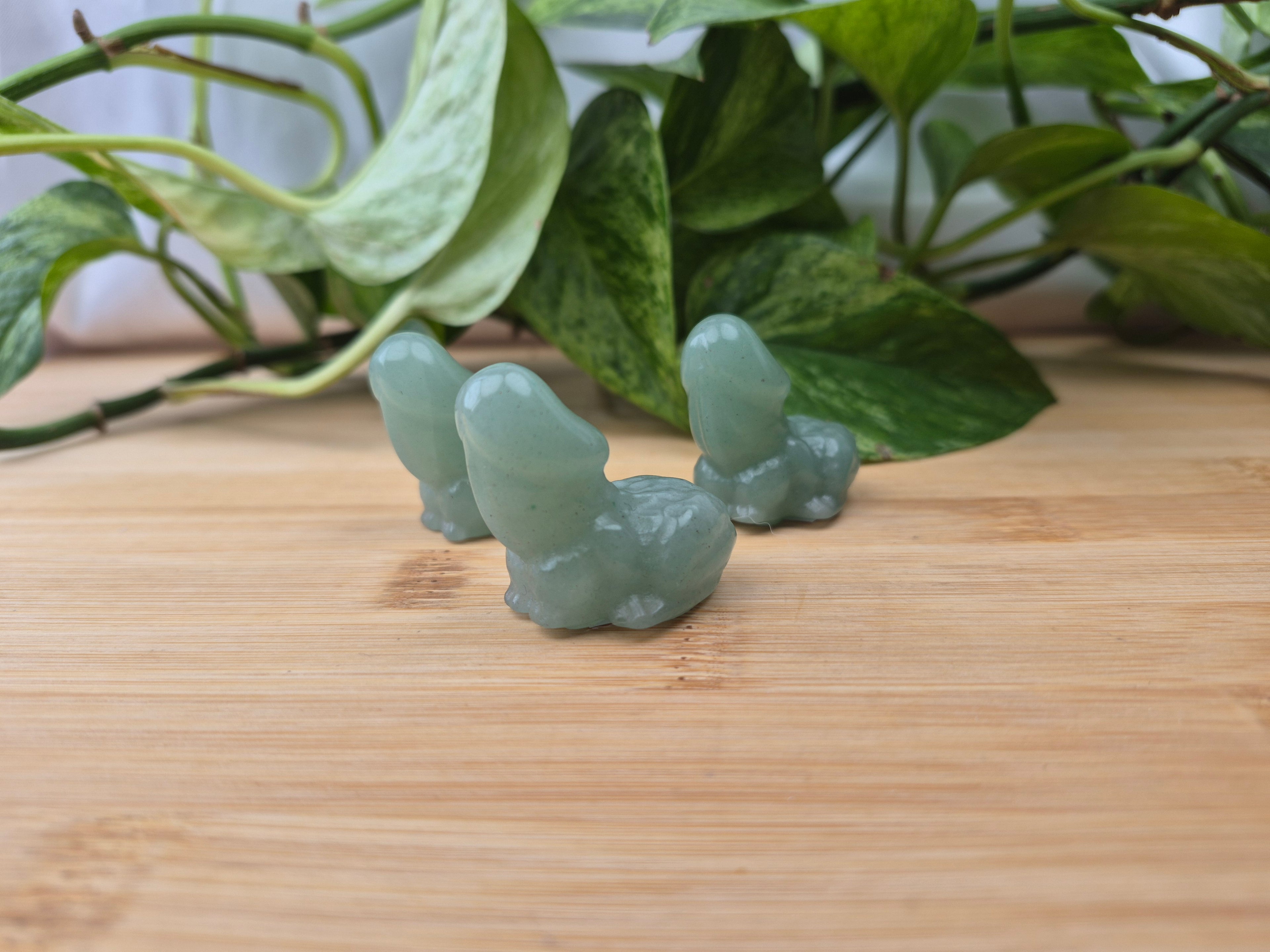 GREEN AVENTURINE DICK-A-TOAD