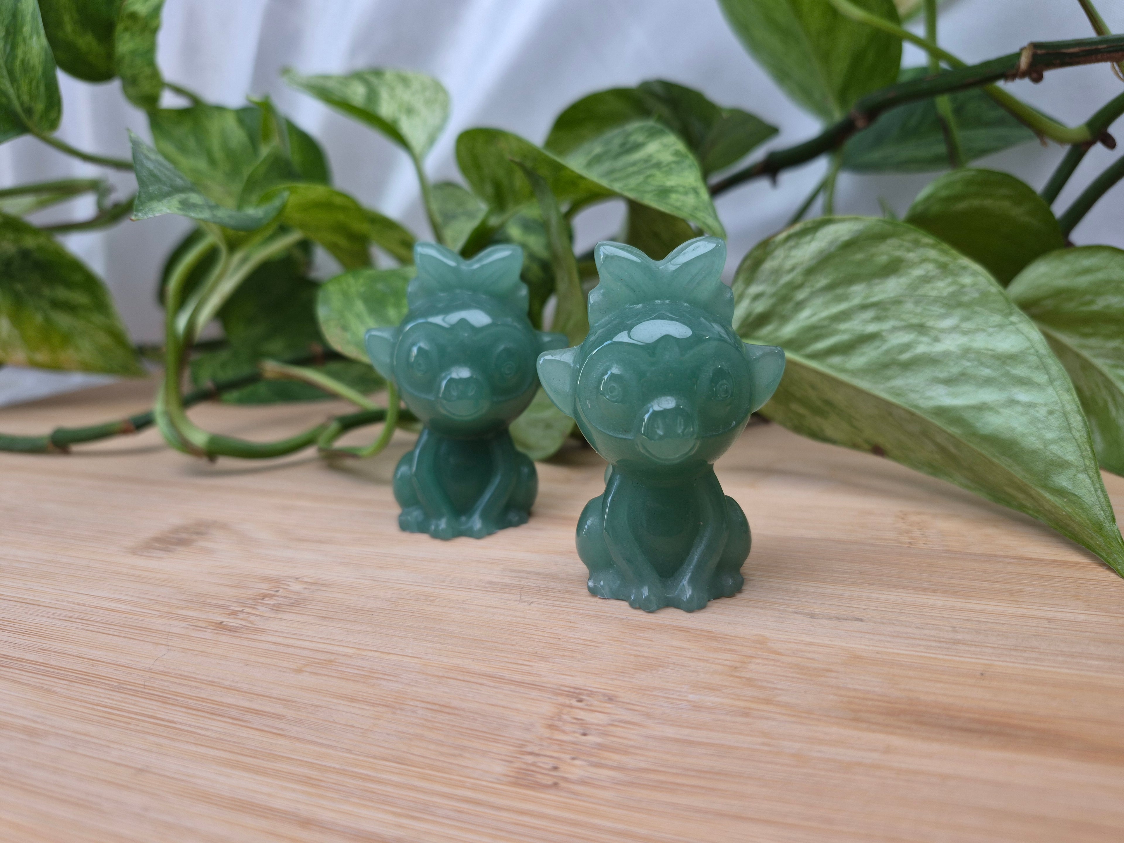 GREEN AVENTURINE GROOKEY LG