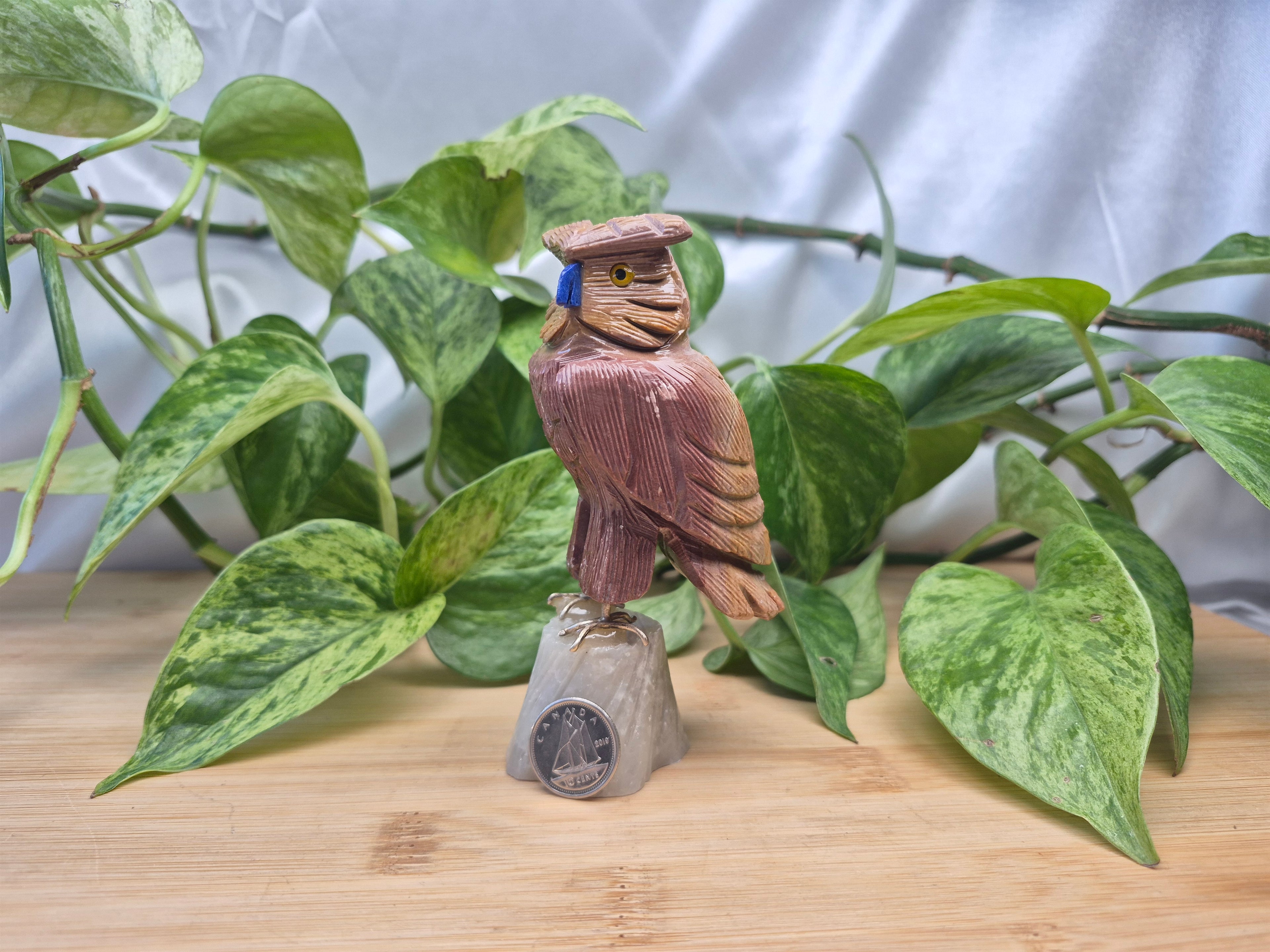 POLYCHROME JASPER OWL