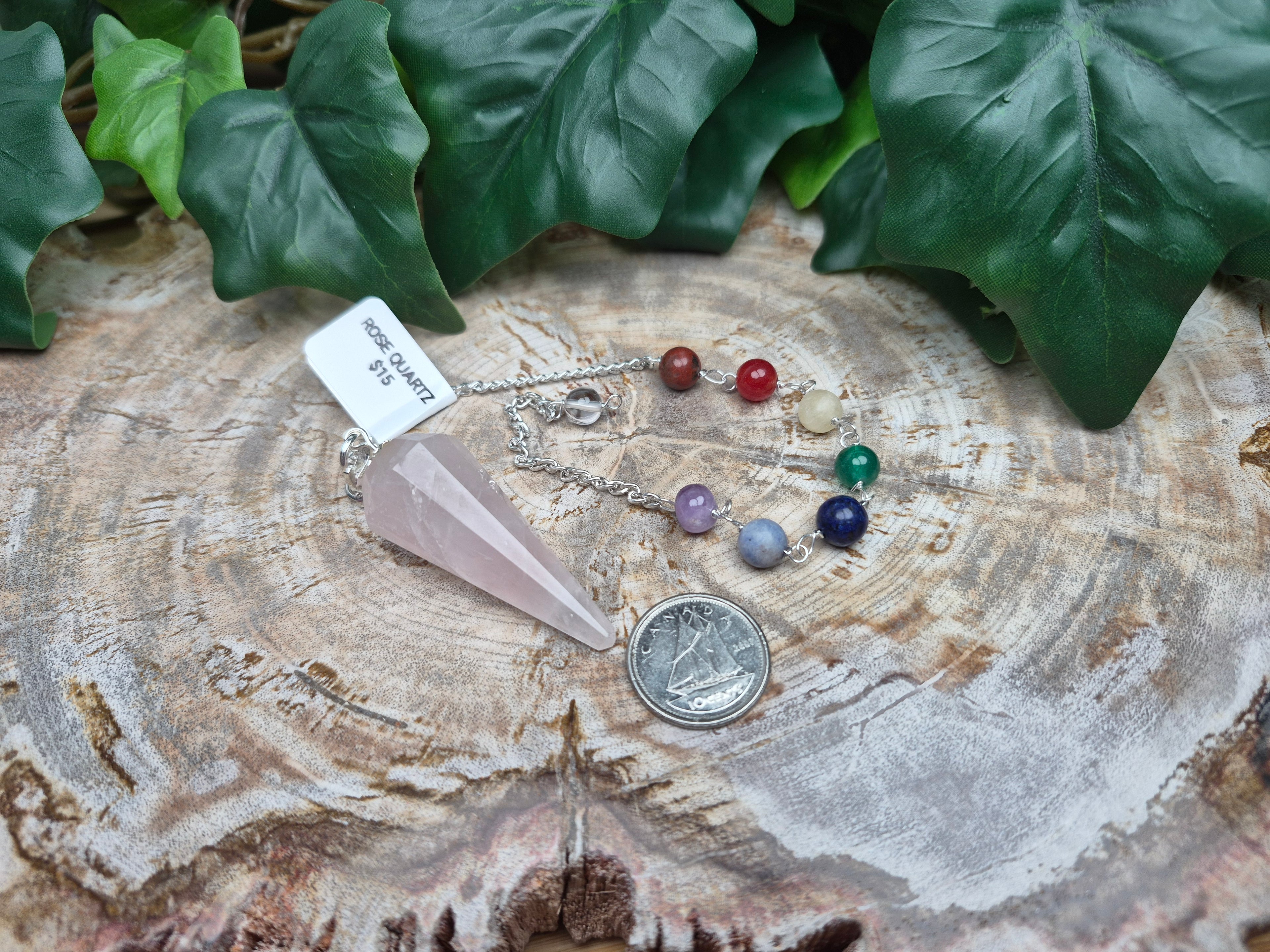 ROSE QUARTZ PENDULUM