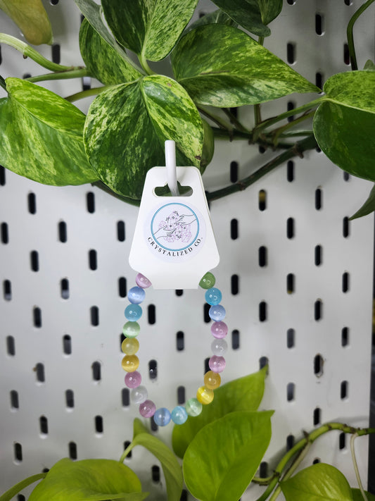 8mm DYED SELENITE BRACELET