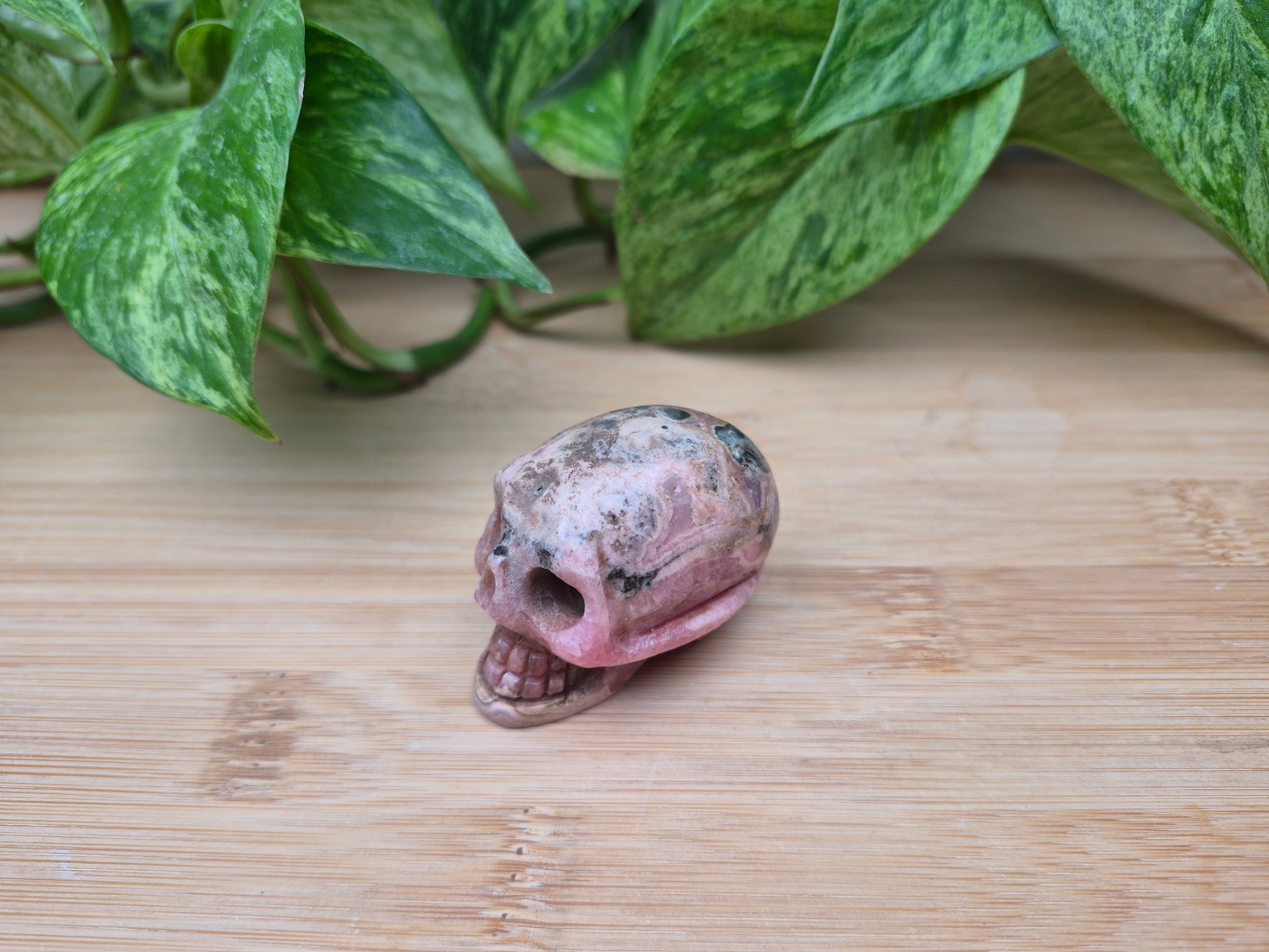 RHODOCHROSITE SKULL