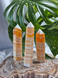 ORANGE CALCITE TOWER
