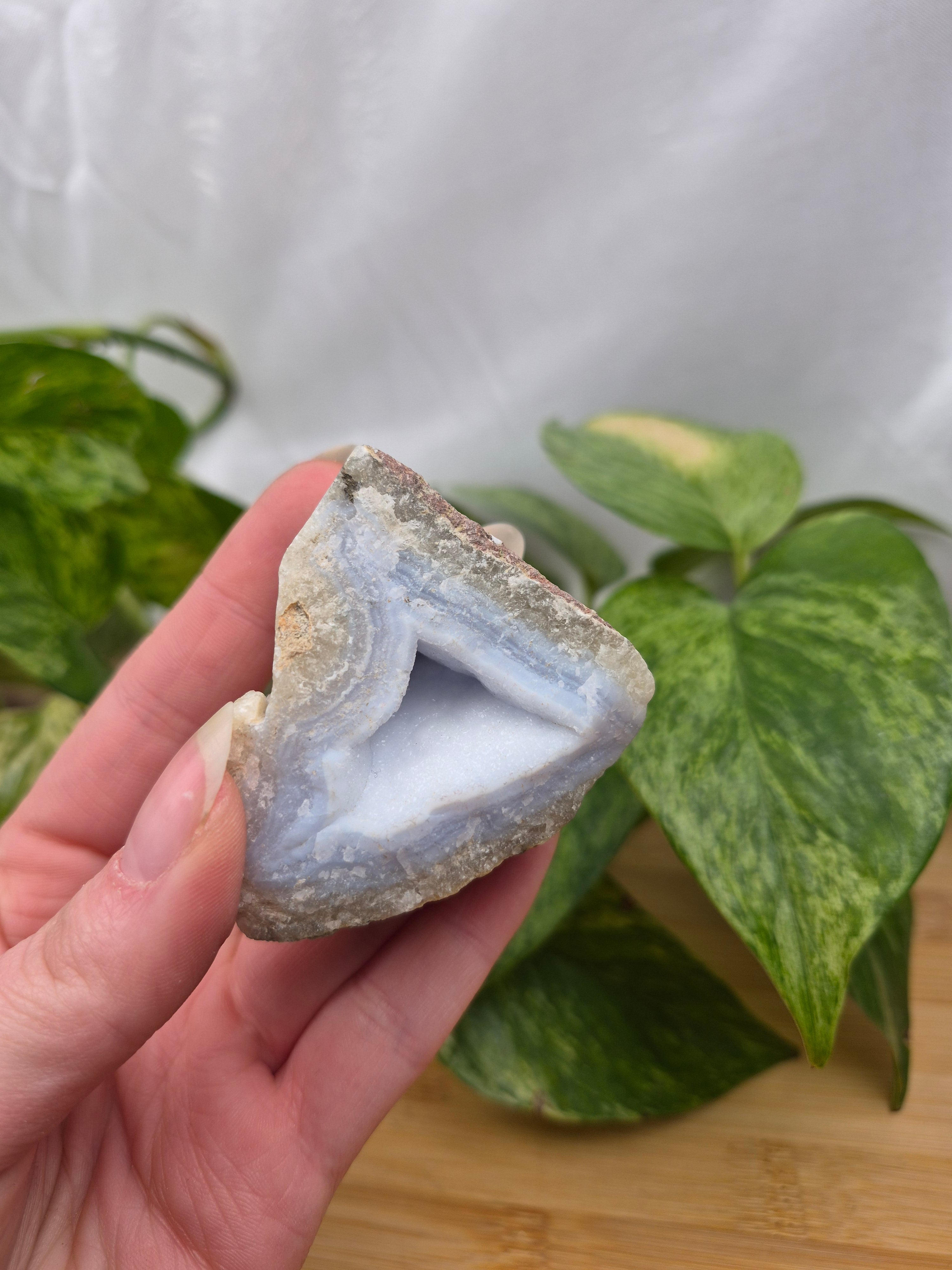 BLUE LACE AGATE ROUGH CHUNK