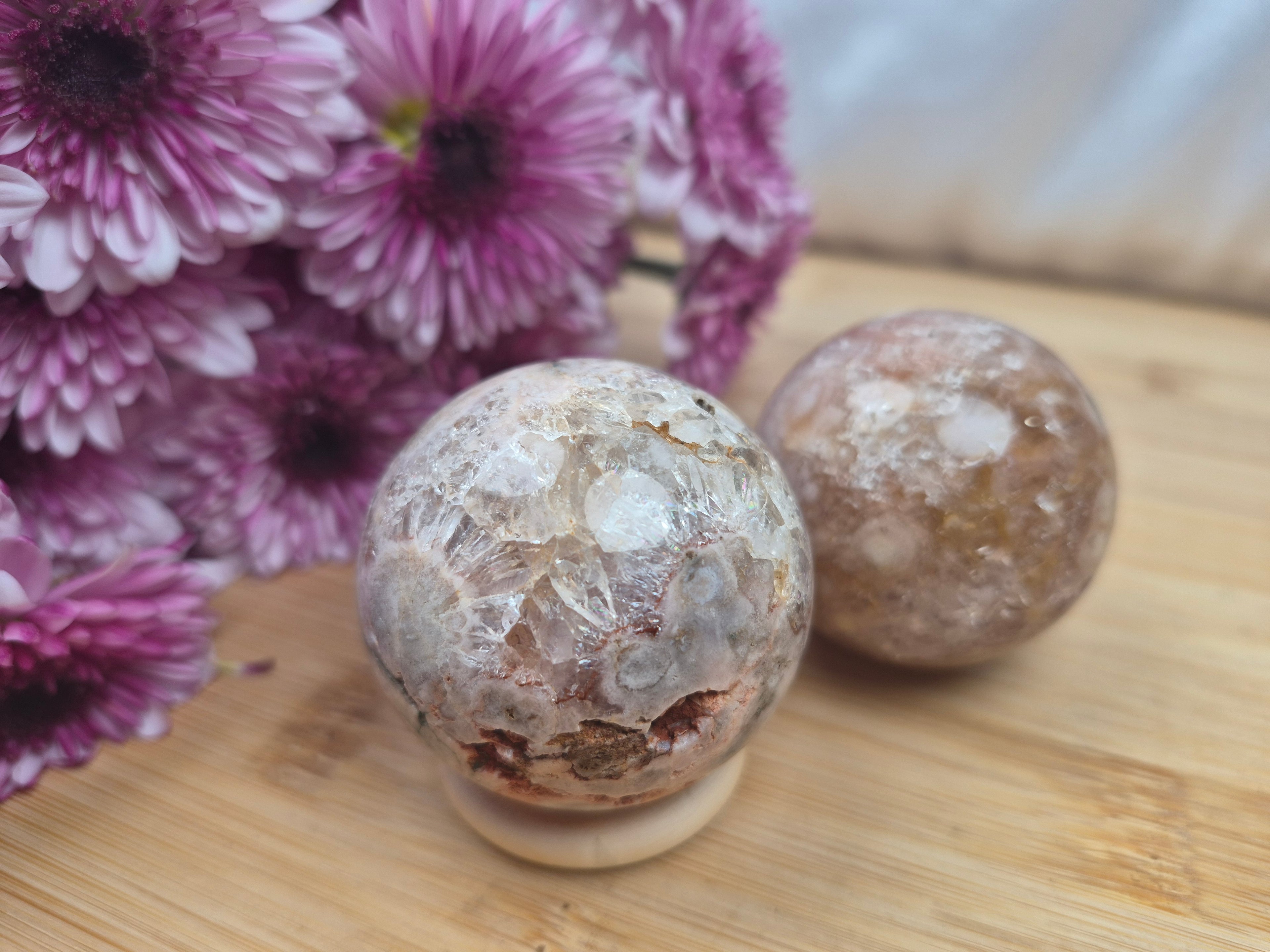 PINK AMETHYST SPHERE