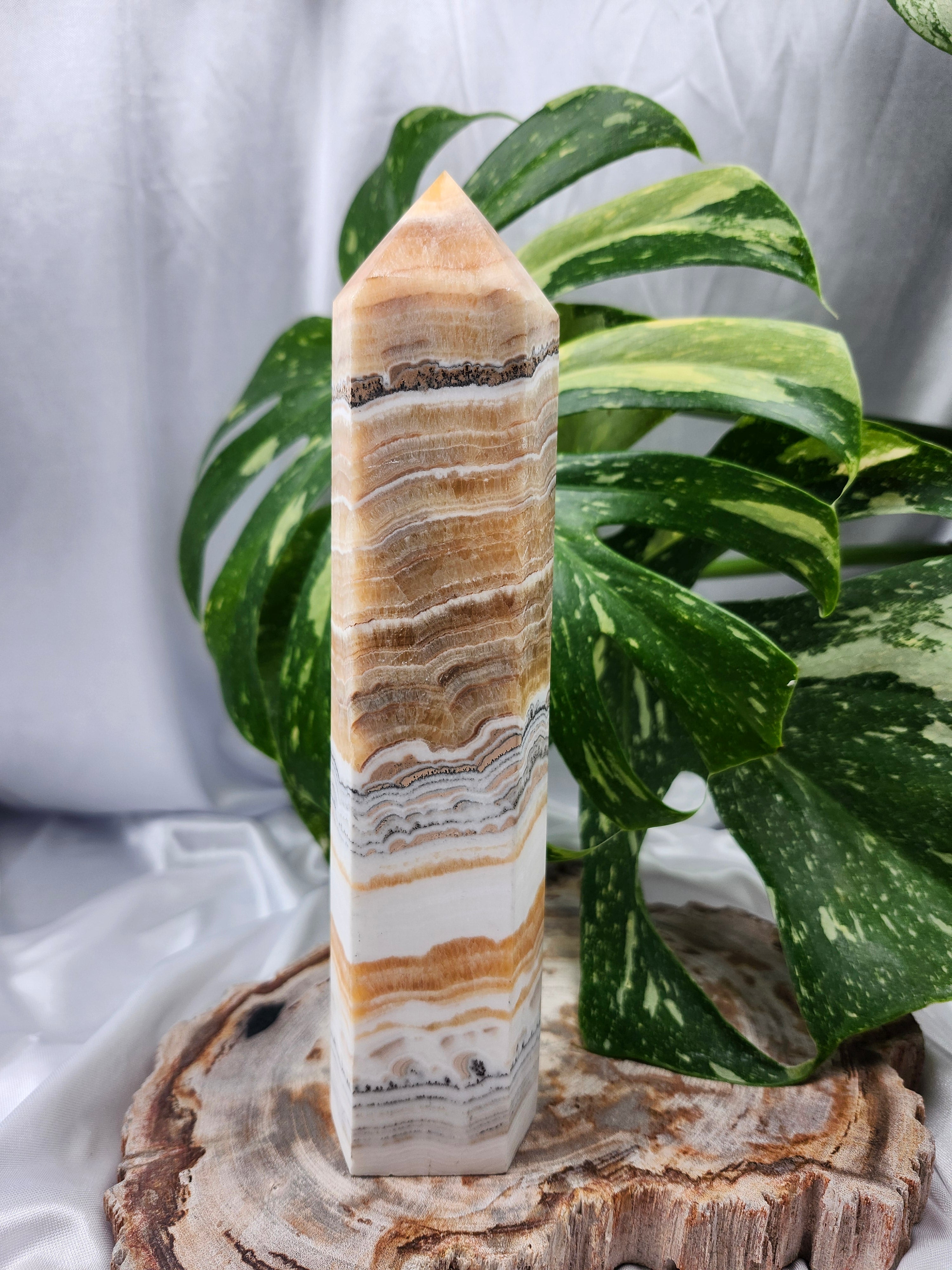 BLACK PHANTOM CALCITE TOWER #2