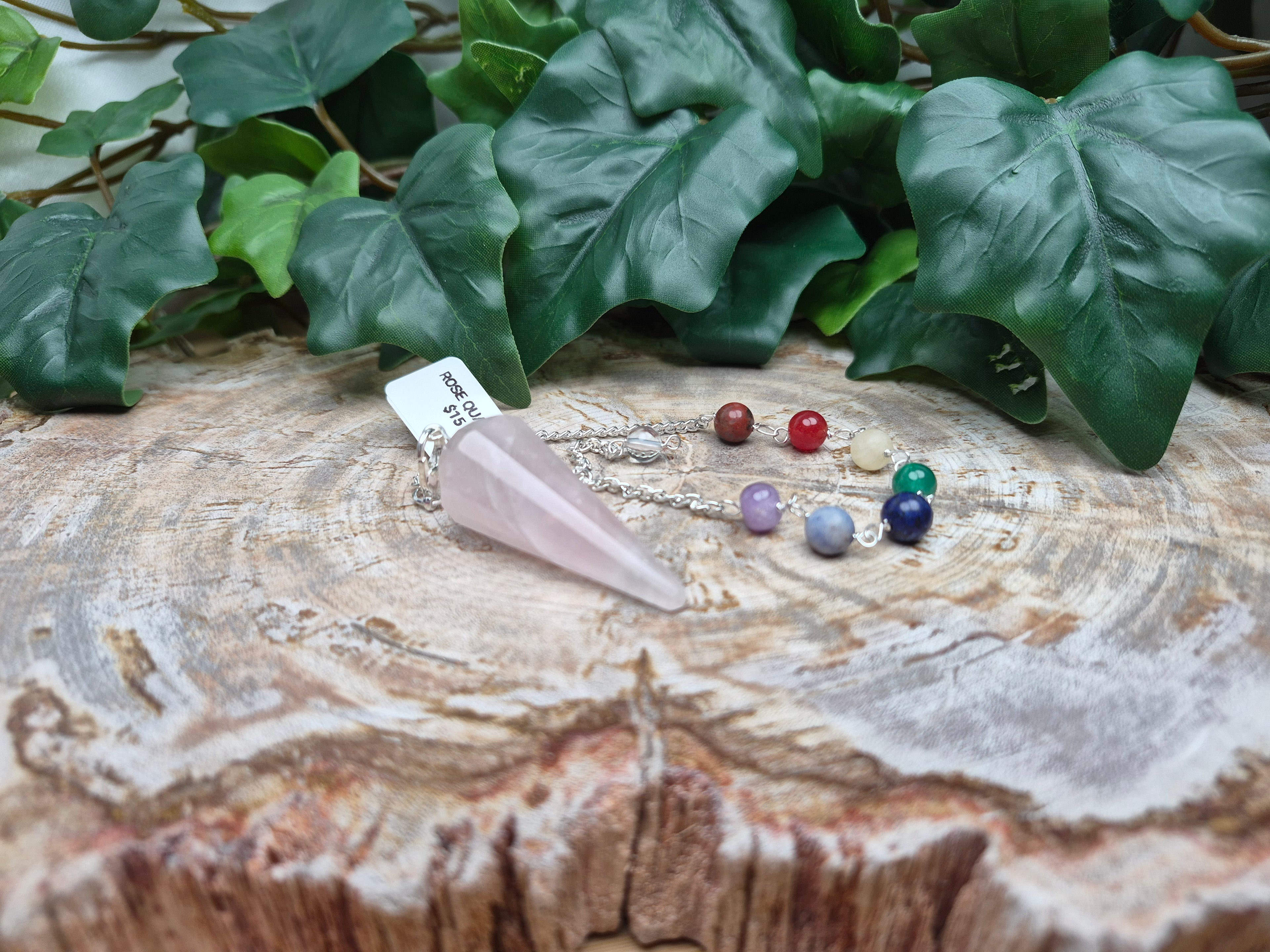 ROSE QUARTZ PENDULUM